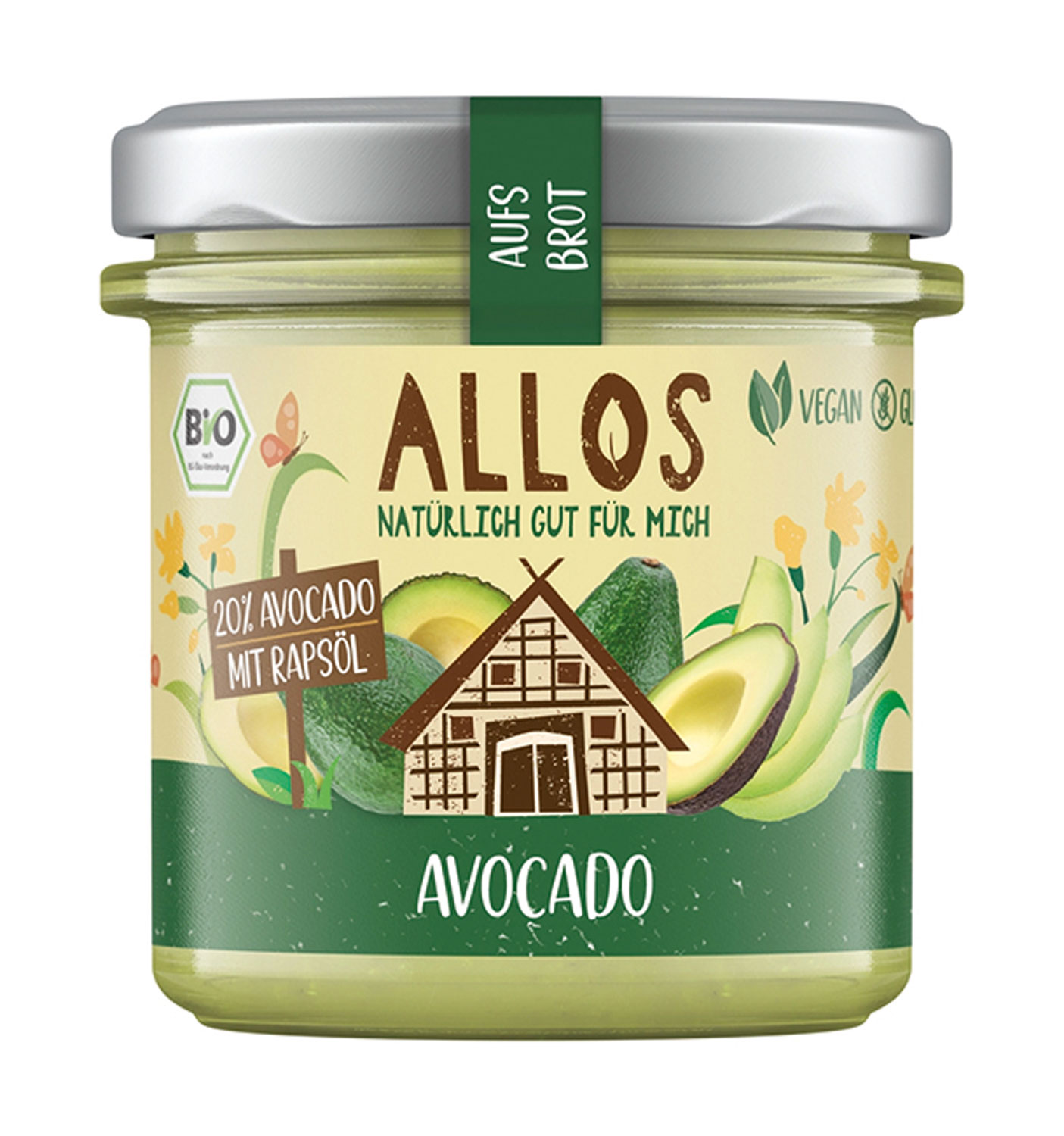 Allos aufs Brot Avocado – Bio