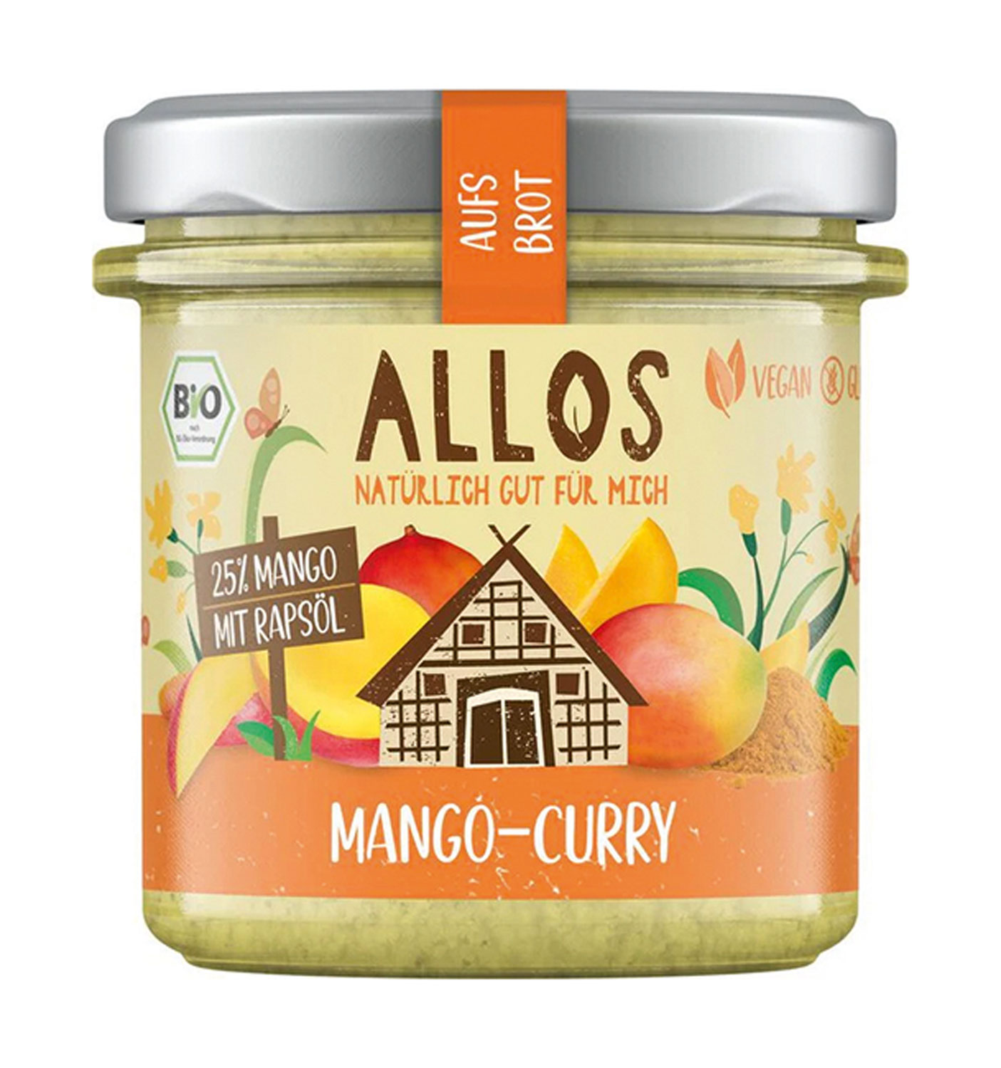 Allos aufs Brot Mango Curry – Bio