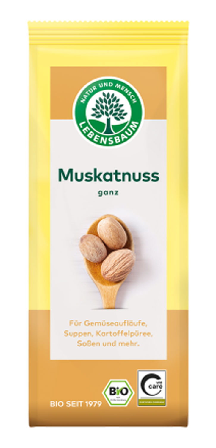 Lebensbaum Bio-Muskatnuss ganz