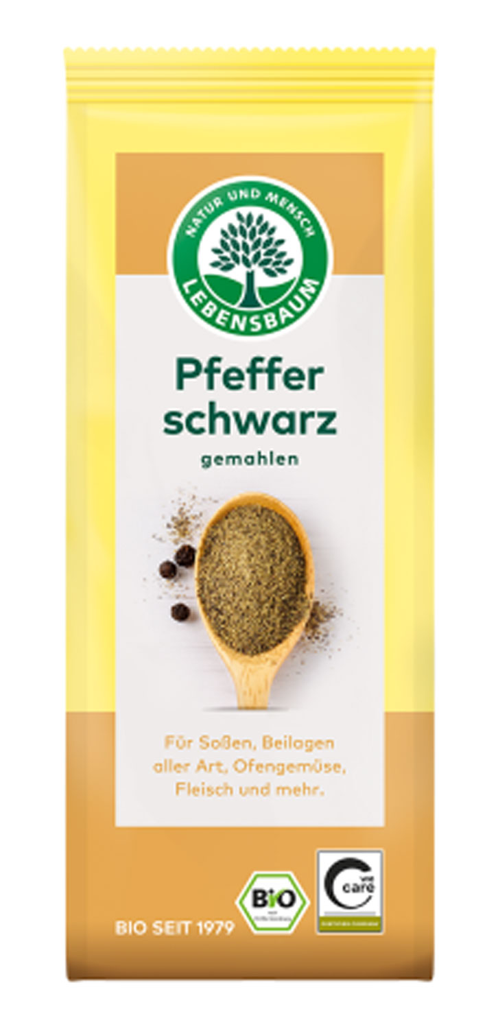 Lebensbaum Bio-Pfeffer schwarz gemahlen