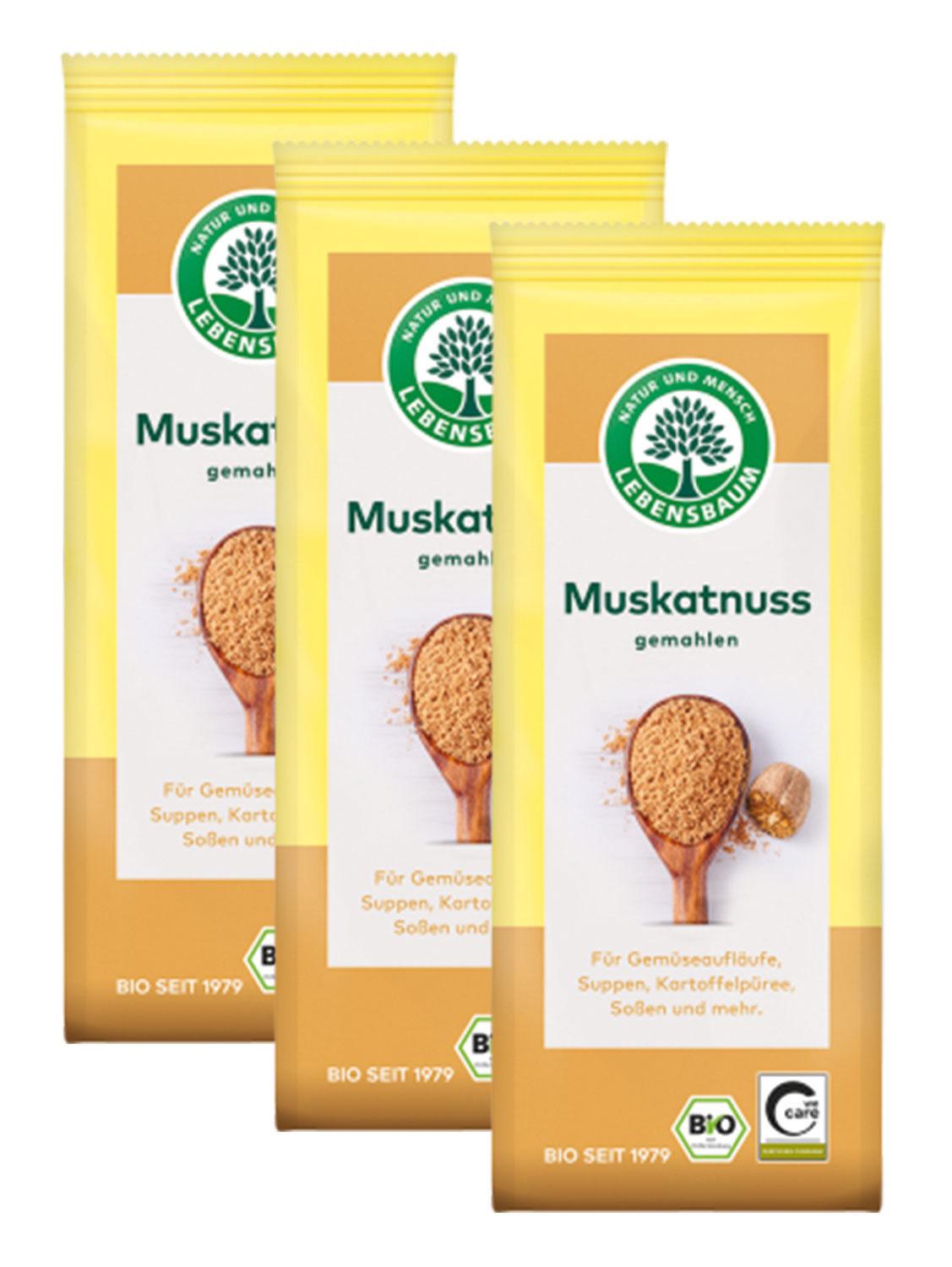 Lebensbaum Bio-Muskatnuss gemahlen