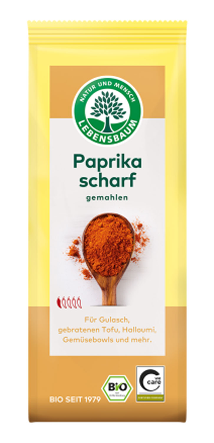 Lebensbaum Bio-Paprika scharf, gemahlen