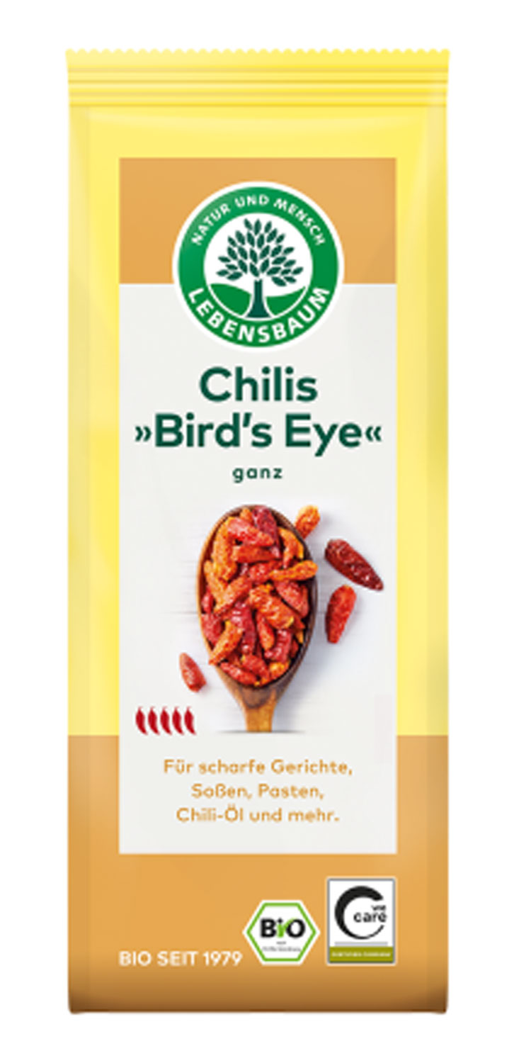 Lebensbaum Bio-Chilis Birds eye ganz