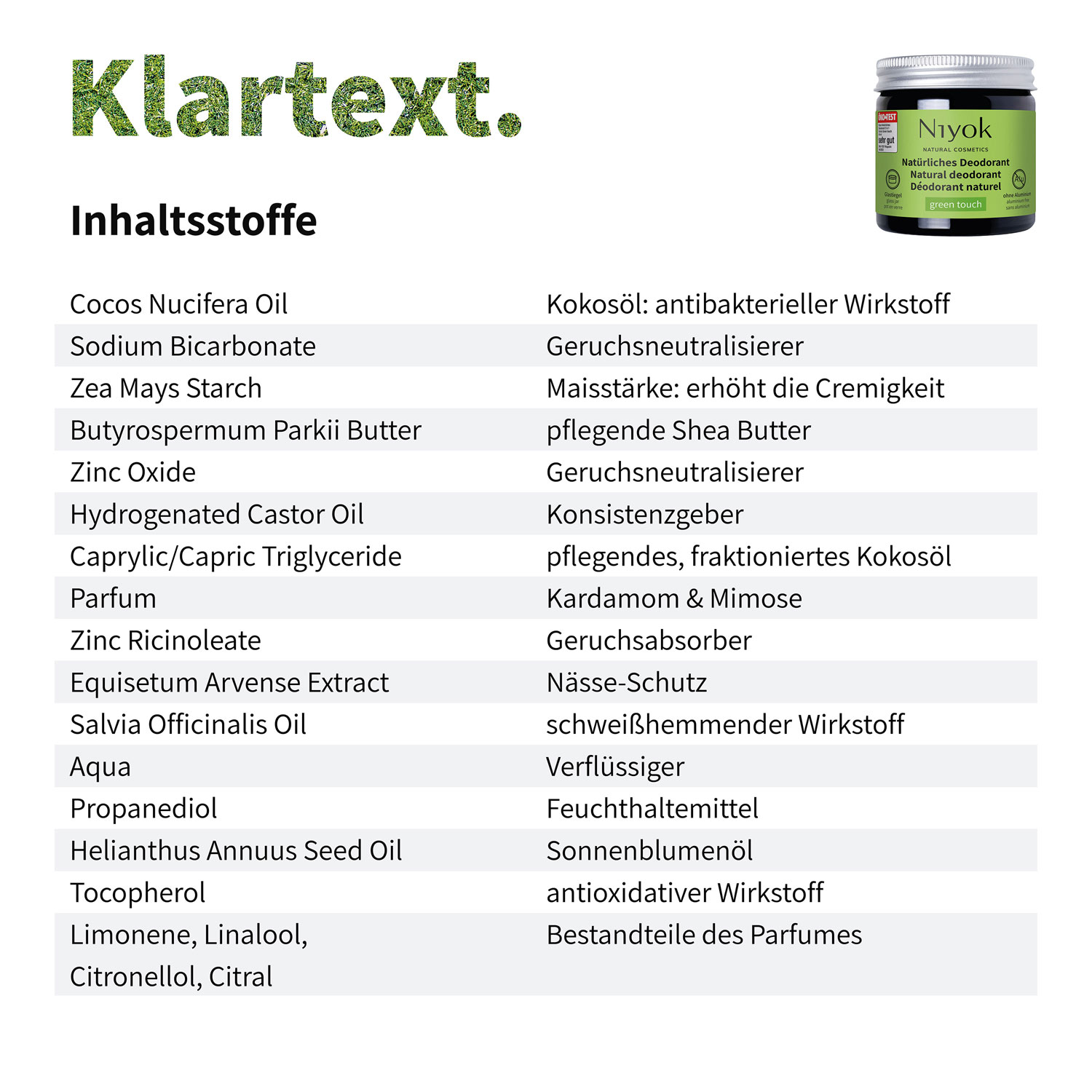 Niyok Deocreme Green Touch - 40 ml03