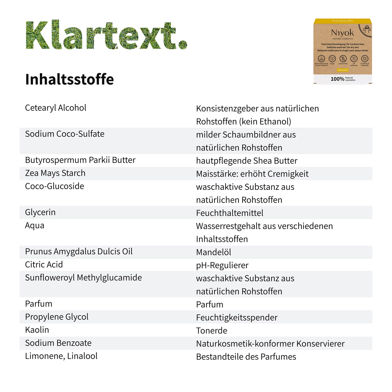  Niyok feste Gesichtsreinigung fr trockene Haut - 80 g 03