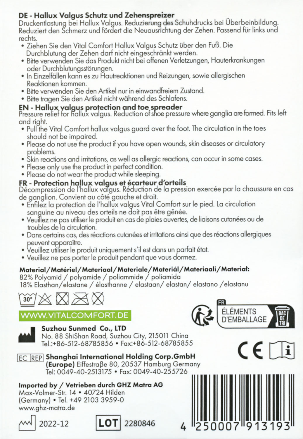 Vital Comfort Hallux-valgus-Schutz und Zehenspreizer04