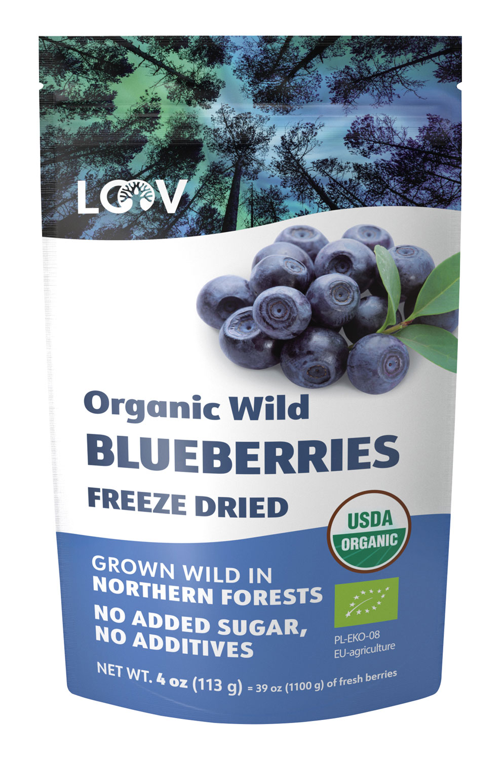 LOOV Bio-Wildheidelbeeren, 113 g