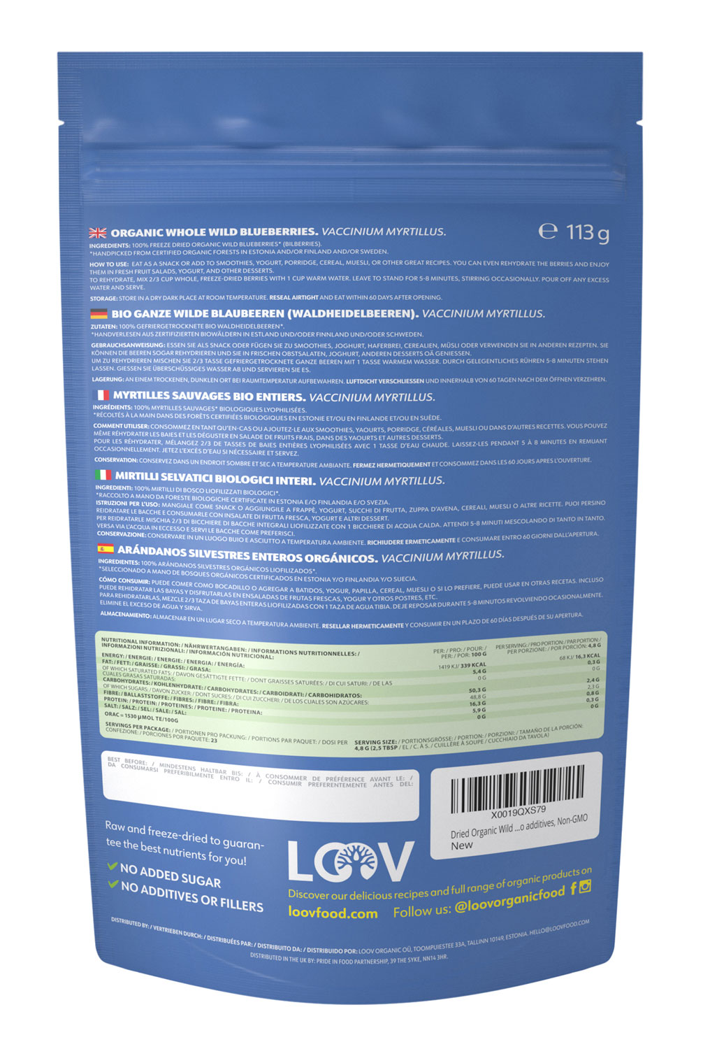 LOOV Bio-Wildheidelbeeren, 113 g01