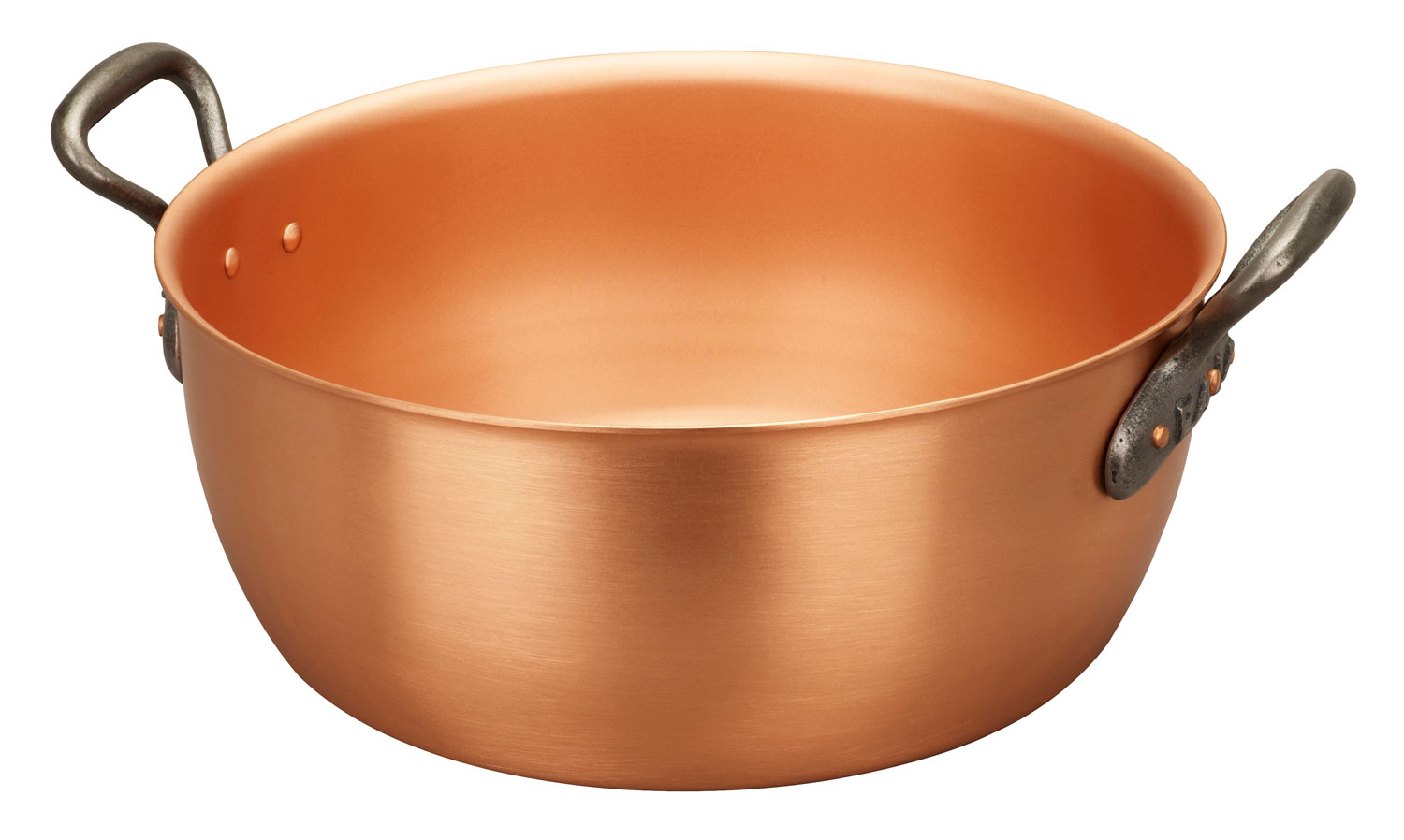 Kupfer-Marmeladentopf,  28 cm