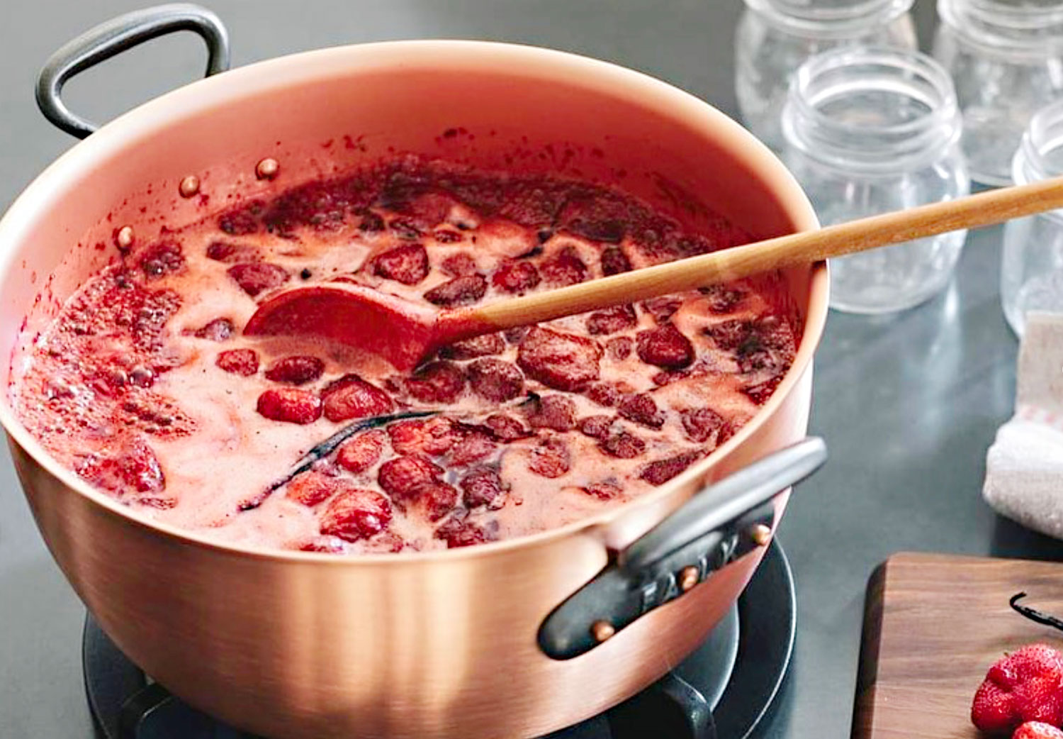 Kupfer-Marmeladentopf,  28 cm04