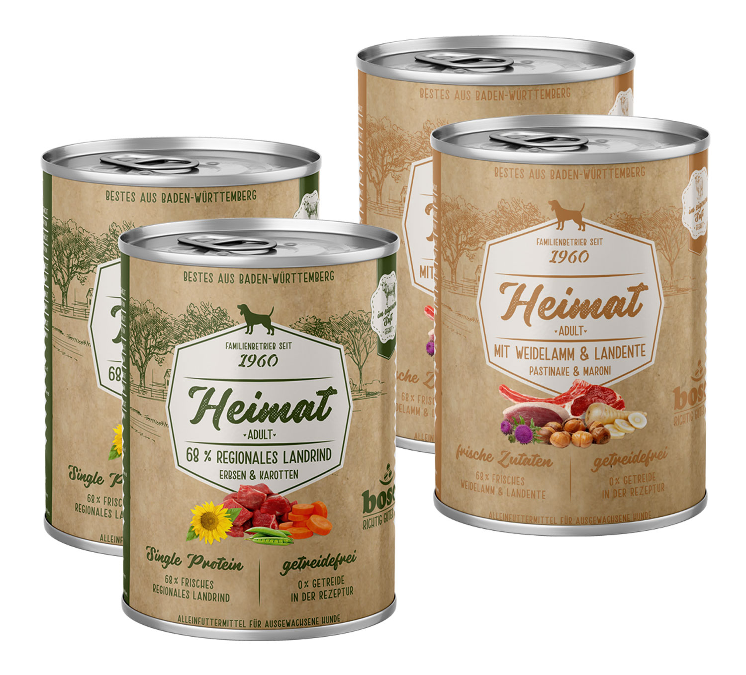 Bosch Probier-Set Nassfutter fr Hunde