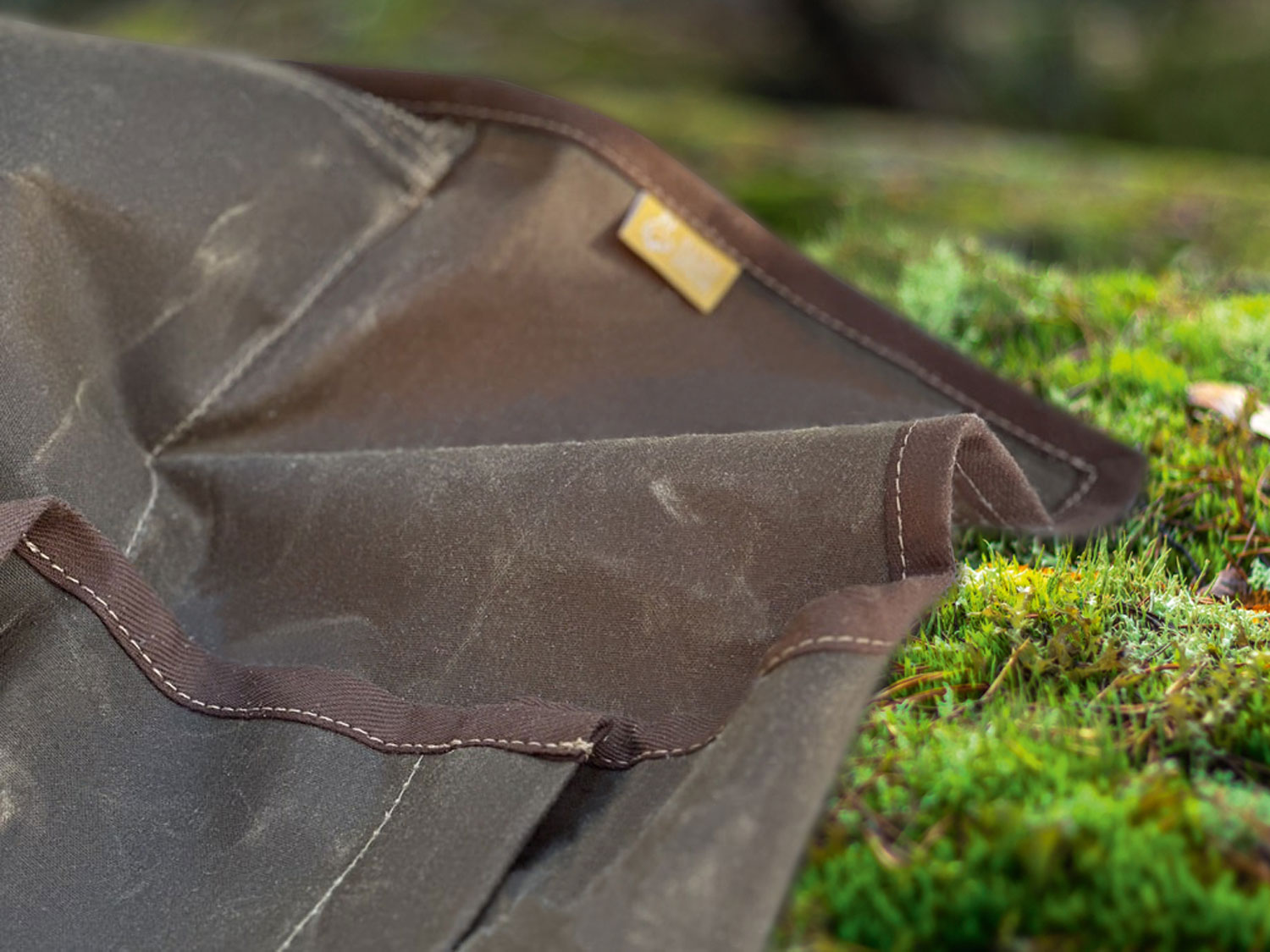 Oilskin Cowboy Bedroll, Mountain Brown04