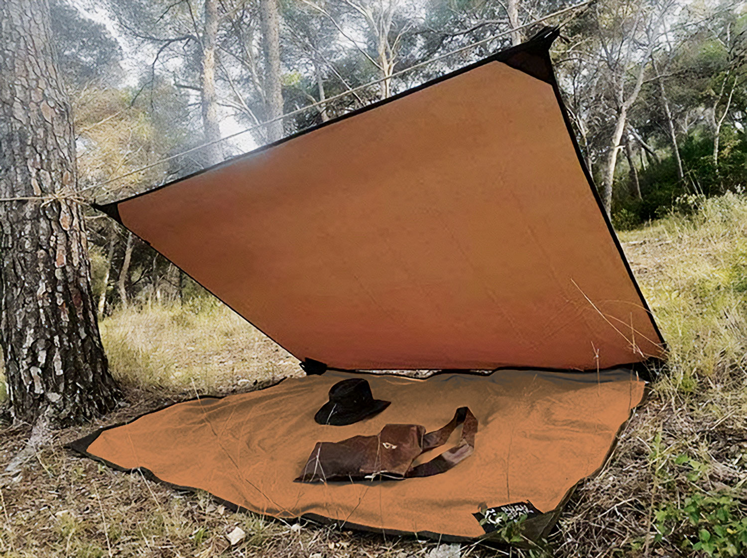 Oilskin & Wool Ground Cloth05