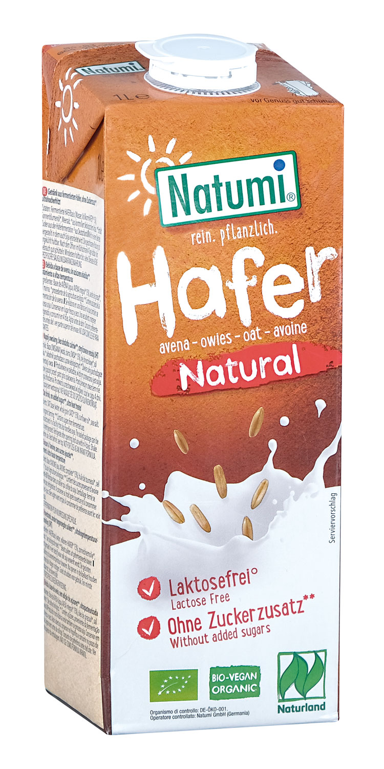 4er-Pack Natumi   Bio-Haferdrink Natural