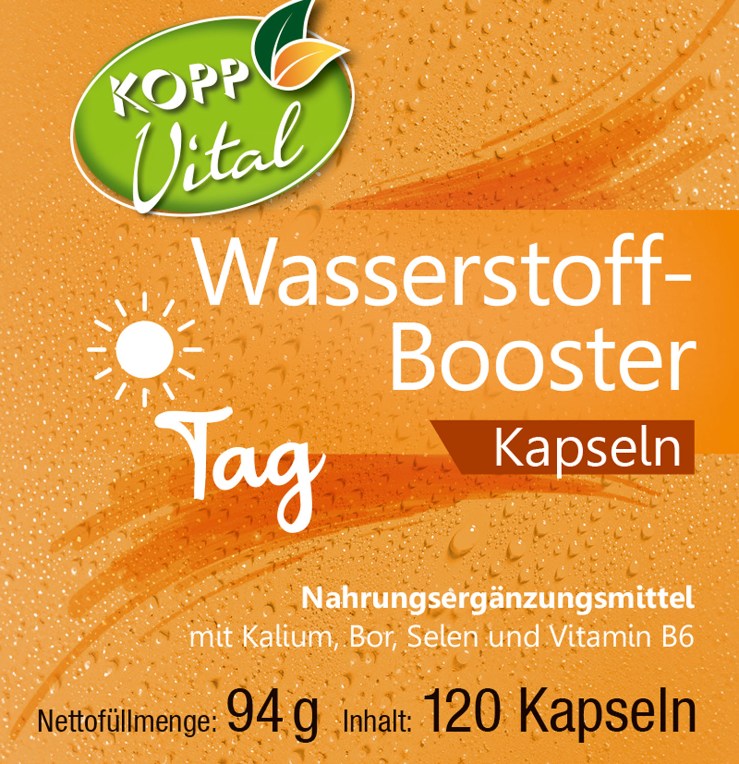 Kopp Vital   Wasserstoff-Booster Tag / 120 Kapseln01