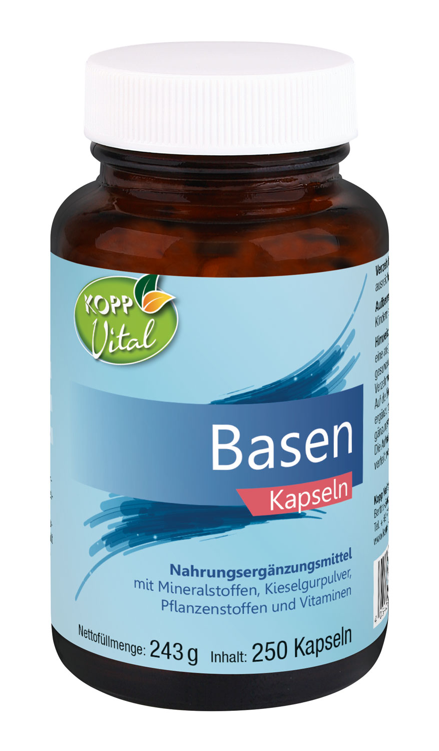 Kopp Vital   Basen Kapseln / 250 Kapseln