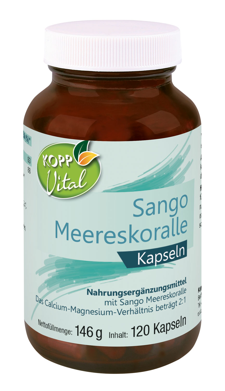 Kopp Vital   Sango Meereskoralle / 1100 mg / 120 Kapseln