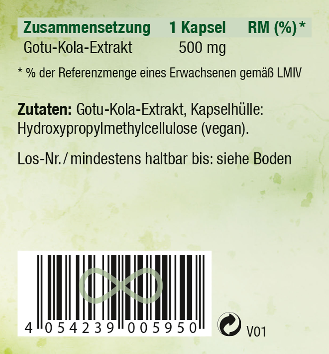 Kopp Vital   Gotu Kola / 500 mg / 90 Kapseln02