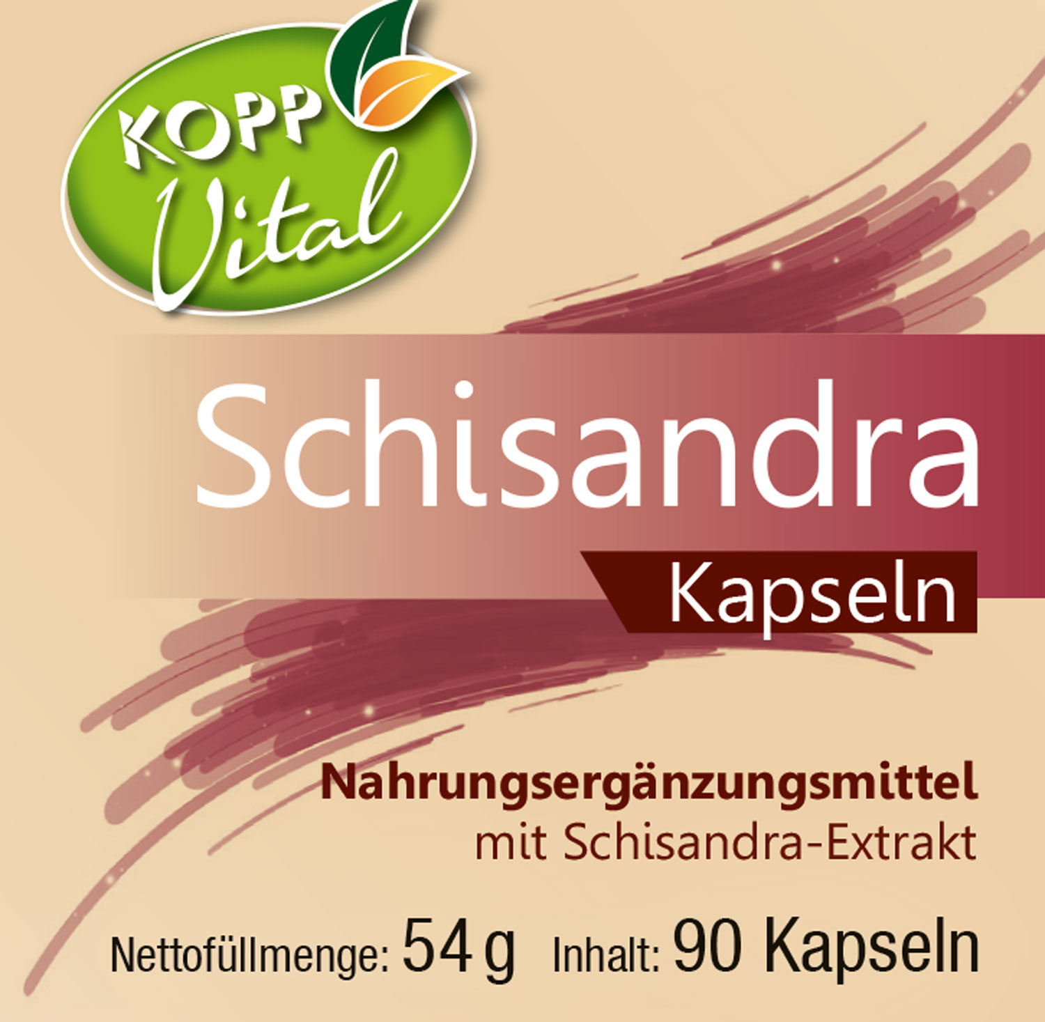Kopp Vital   Schisandra / 500 mg / 90 Kapseln01