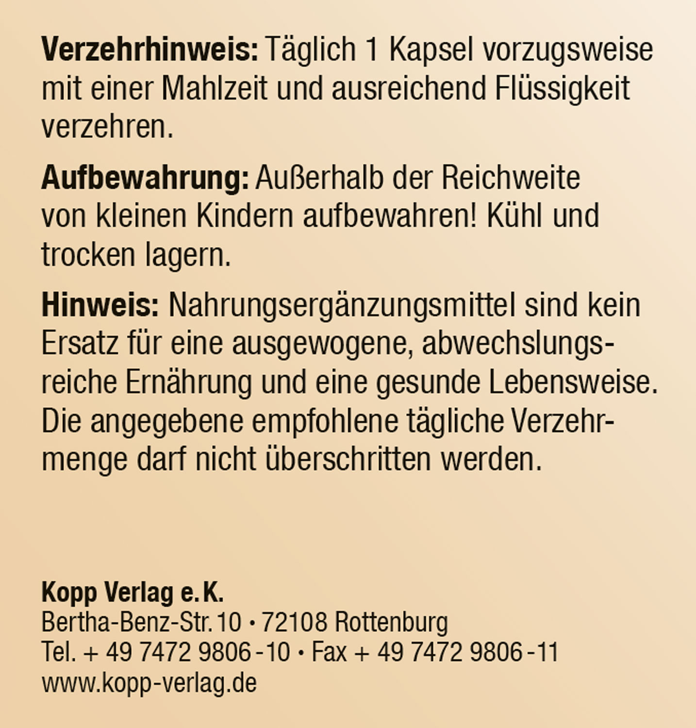 Kopp Vital   Schisandra / 500 mg / 90 Kapseln03