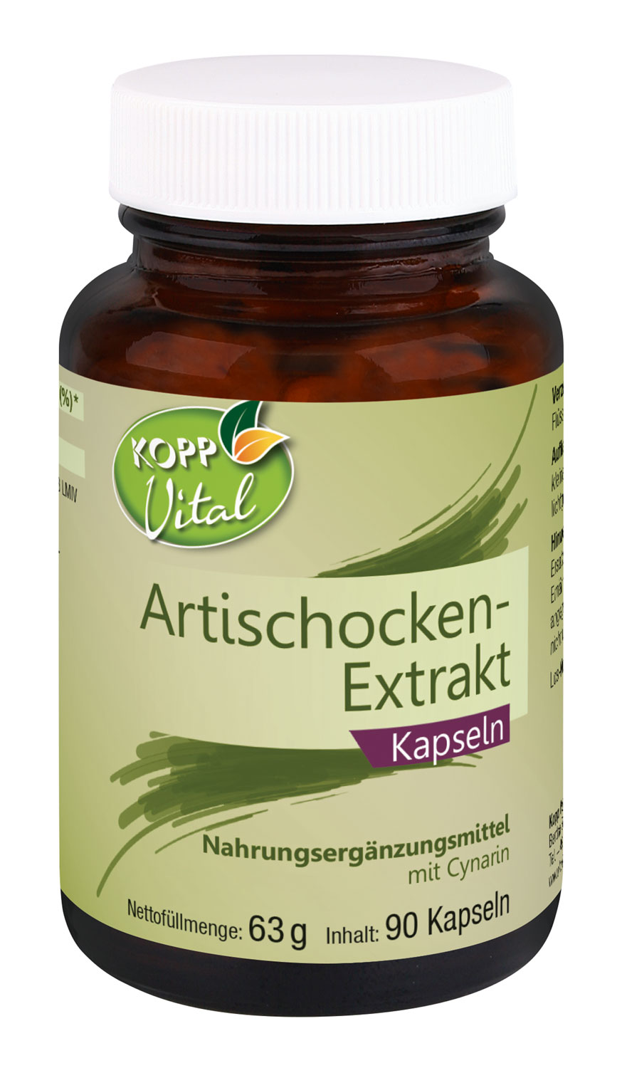 Kopp Vital   Artischocken-Extrakt / 600 mg / 90 Kapseln