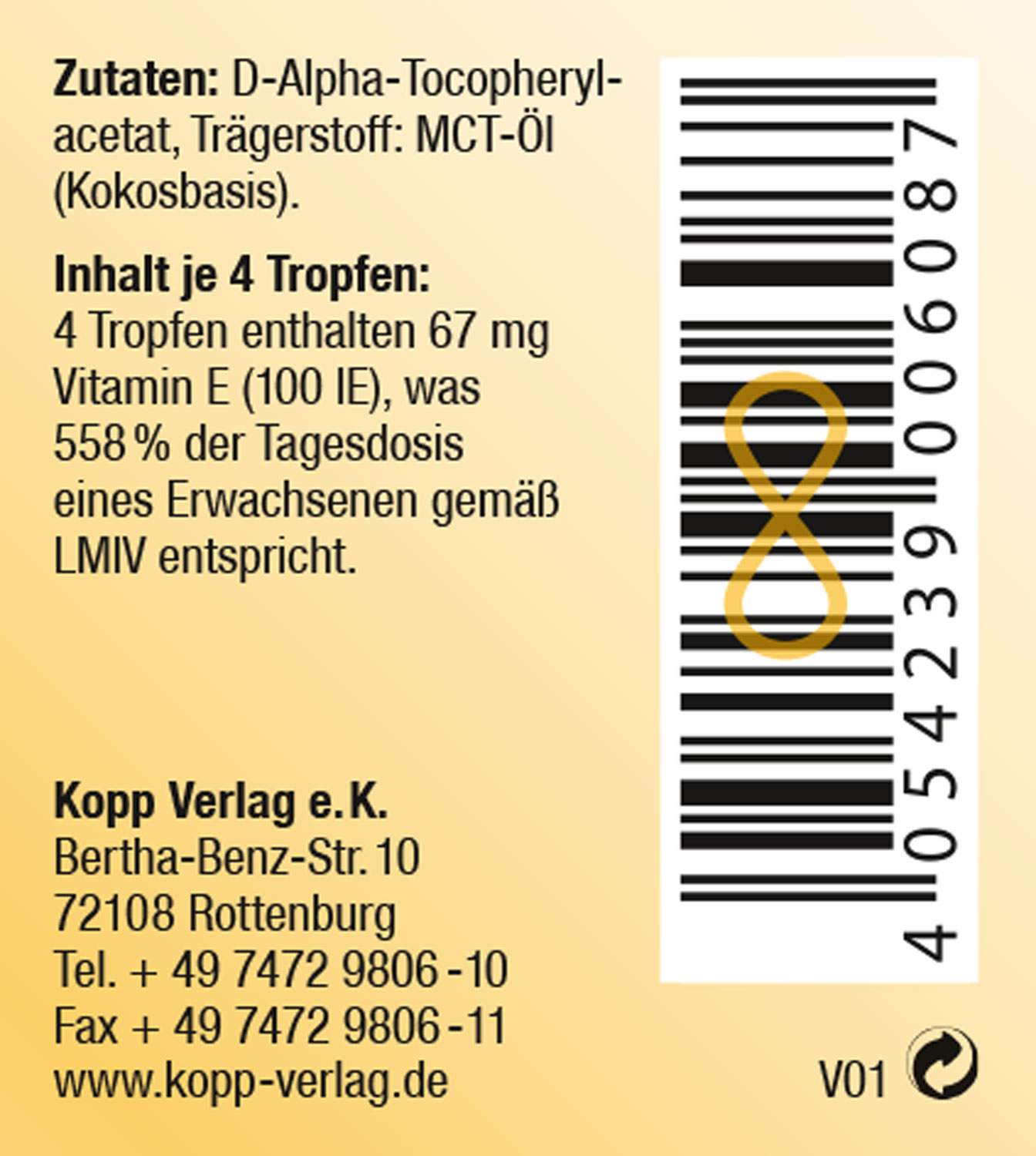 Kopp Vital   Natrliches Vitamin E Tropfen / 30 ml02