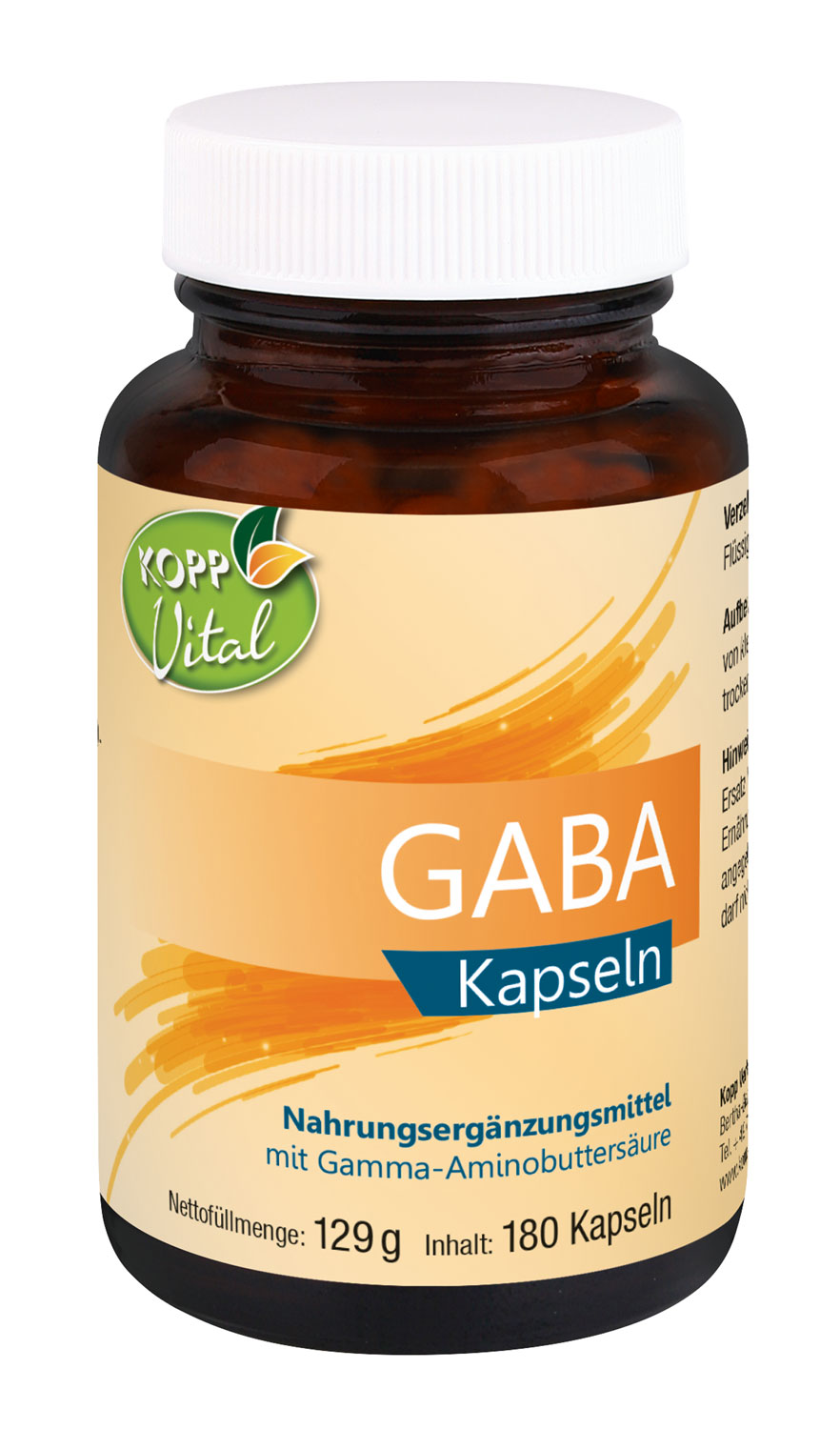 Kopp Vital GABA / 600 mg / 180 Kapseln