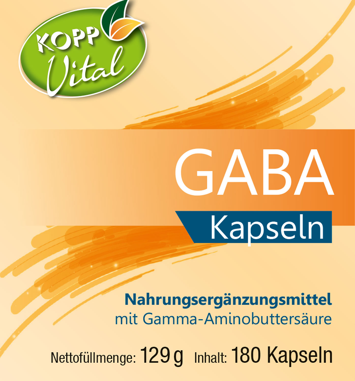 Kopp Vital GABA / 600 mg / 180 Kapseln01