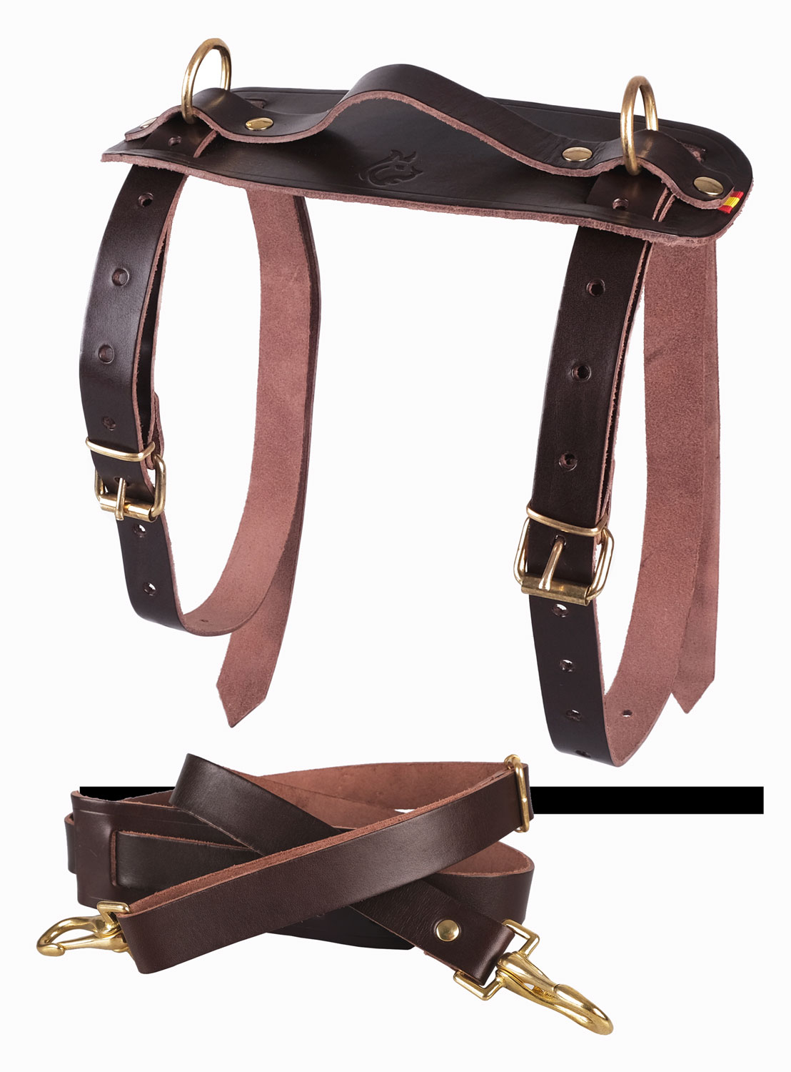 Passender Tragegurt fr die Oilskin Cowboy Bedroll
