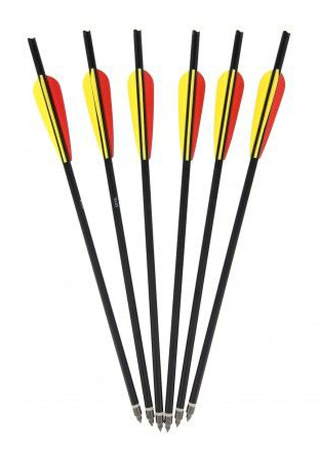 schwarze 16-Inch-Aluminiumpfeile fr Armbrust Brandon und Jaguar