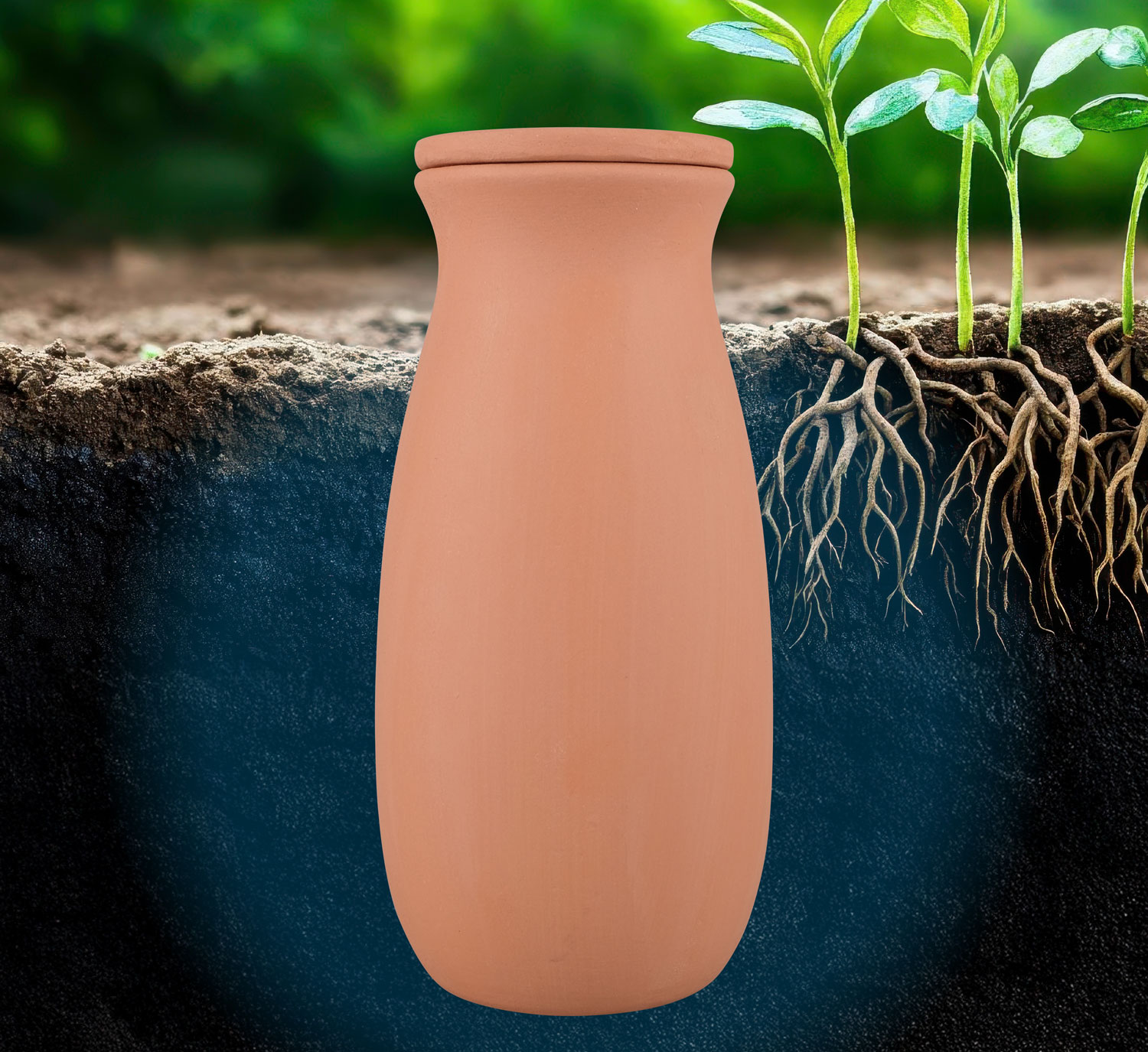 Bewsserungshilfe mit Deckel 2500 ml