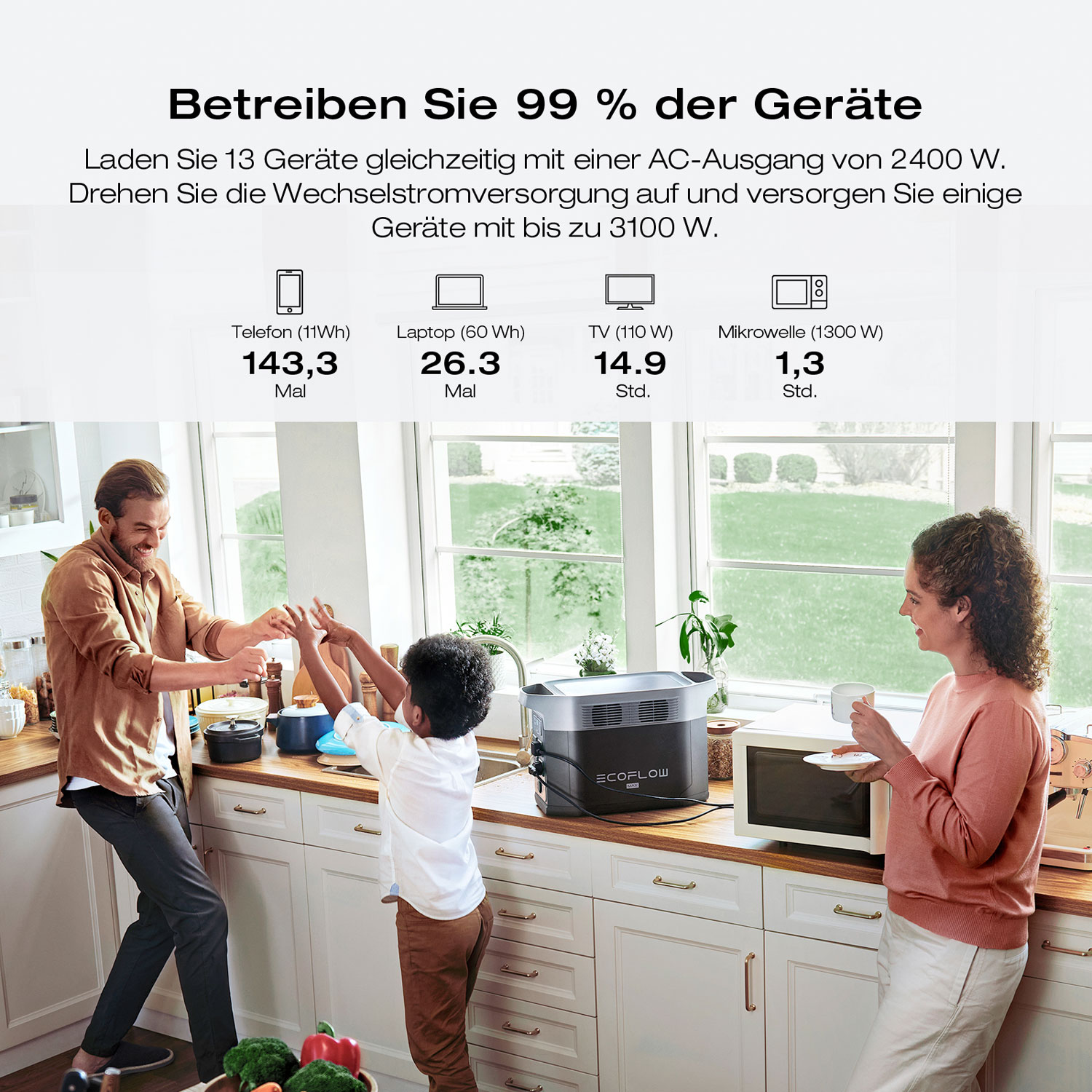 EcoFlow DELTA 2 Max Powerstation 2048 Wh ohne Solarpanel - Wie neu03