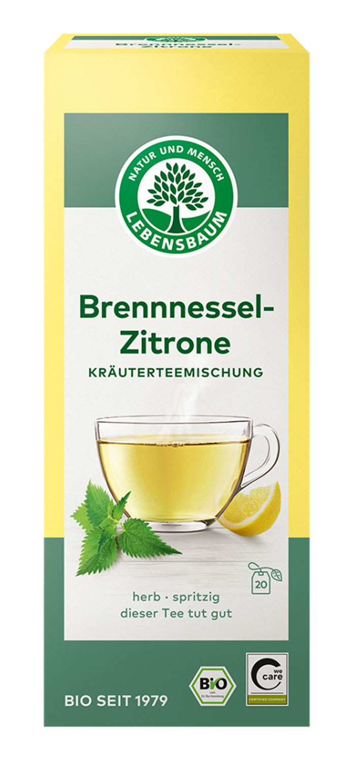 Lebensbaum Bio-Krutertee Brennnessel-Zitrone