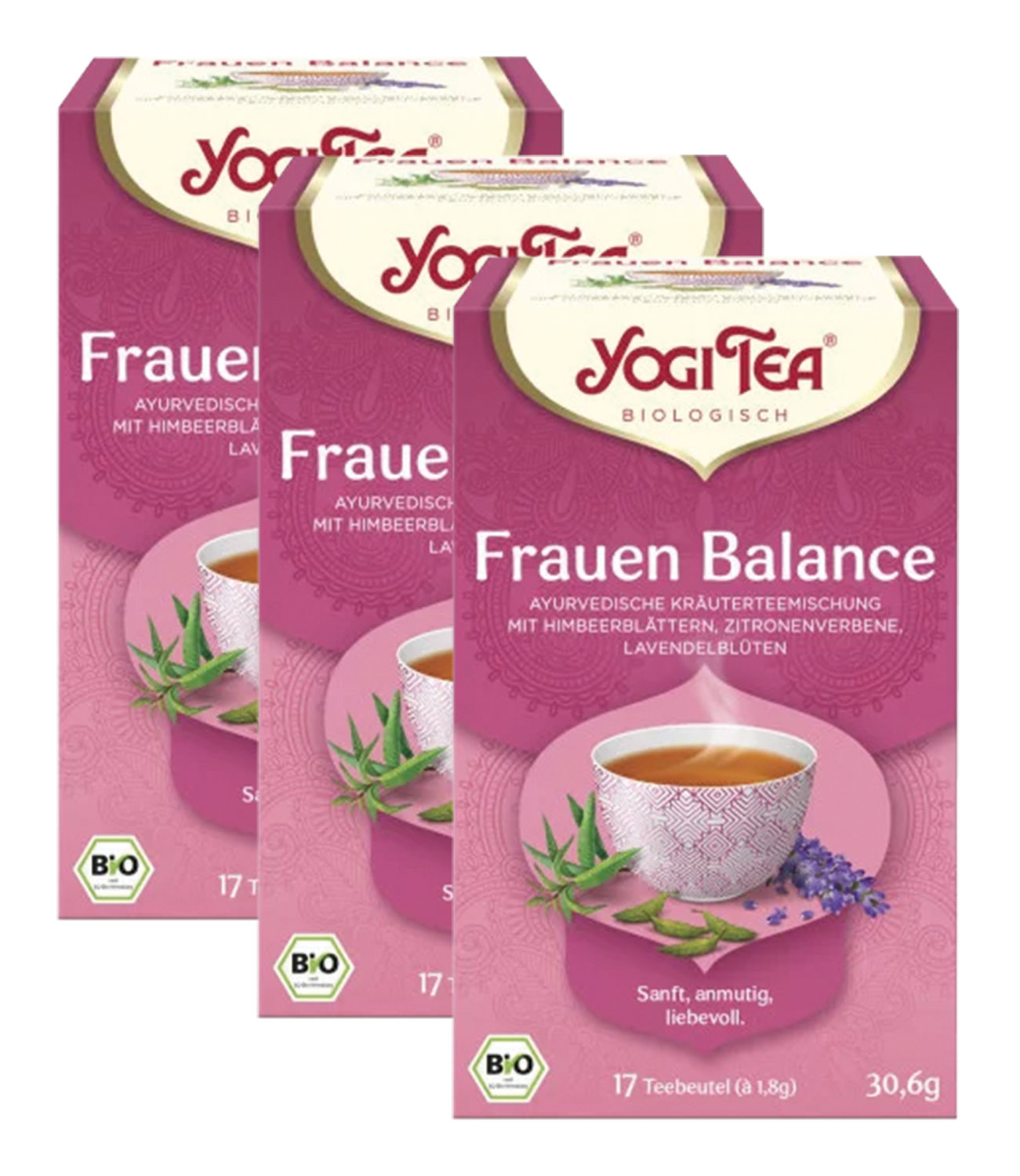 Yogi Bio-Tee Frauen Balance