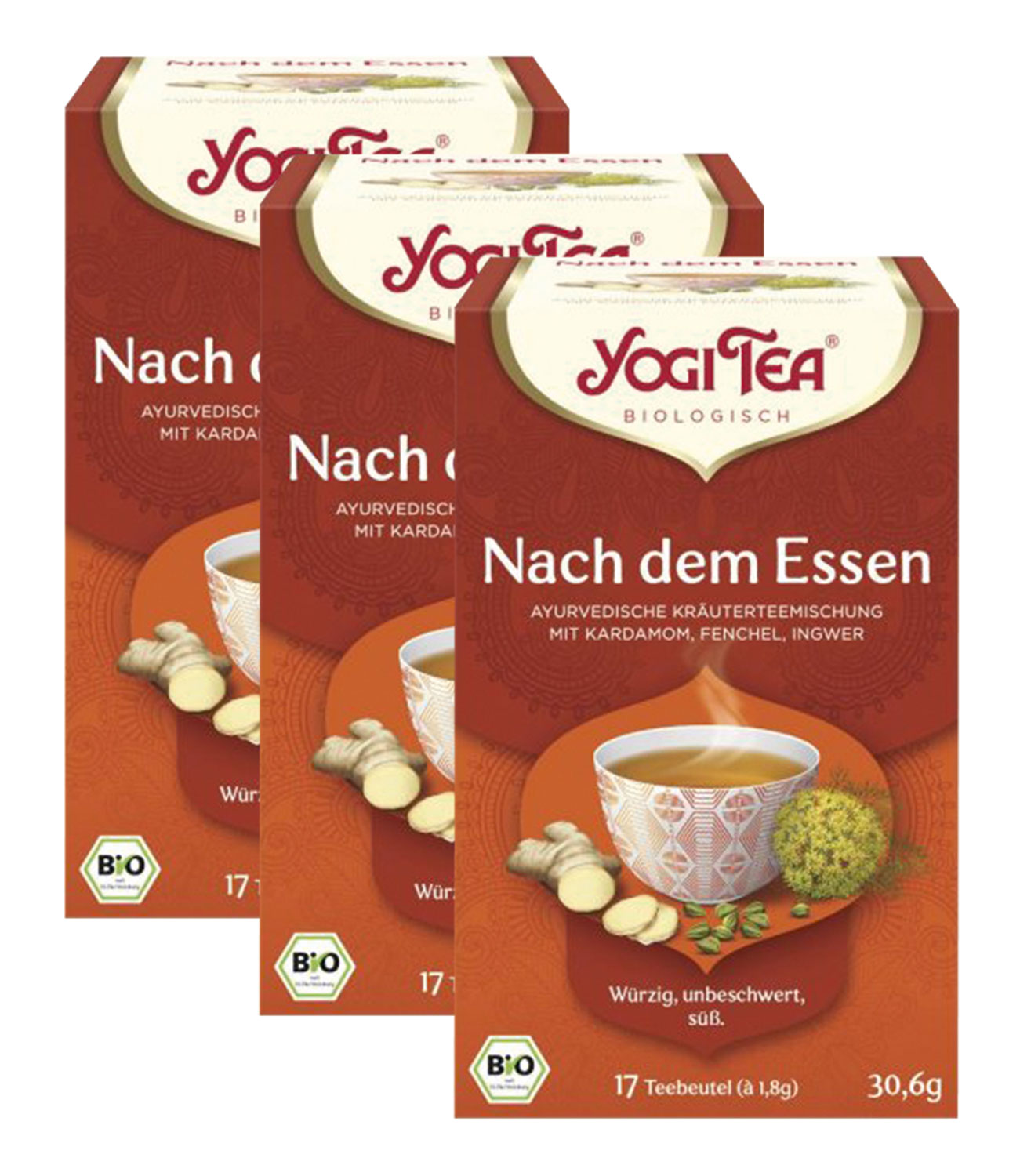 Yogi Bio-Tee Nach dem Essen