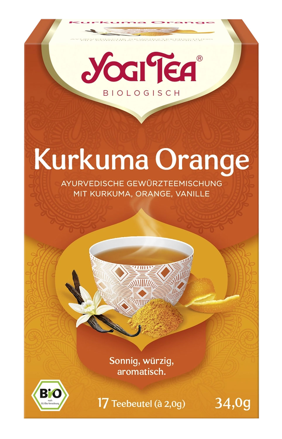 Yogi Bio-Tee Kurkuma Orange