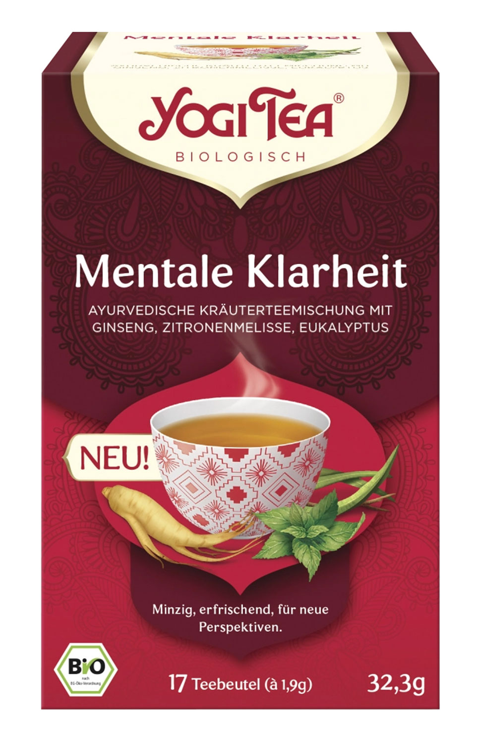 Yogi Bio-Tee Mentale Klarheit