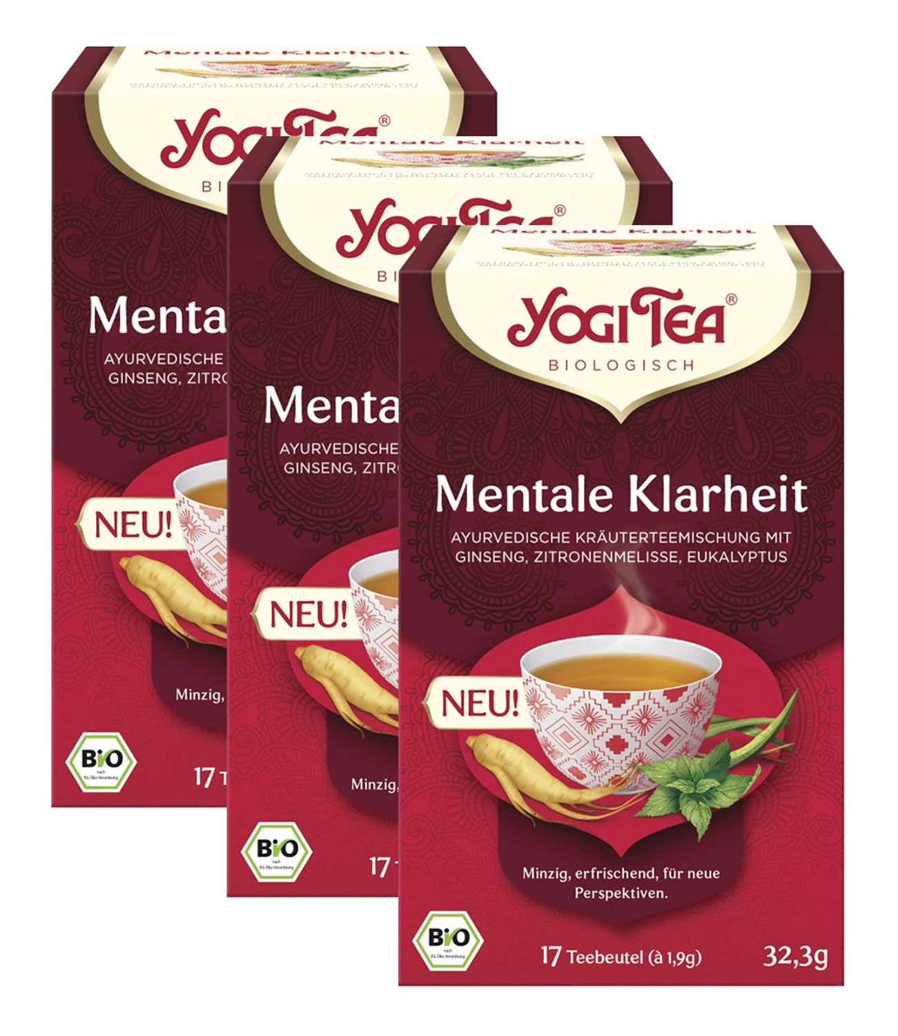 Yogi Bio-Tee Mentale Klarheit