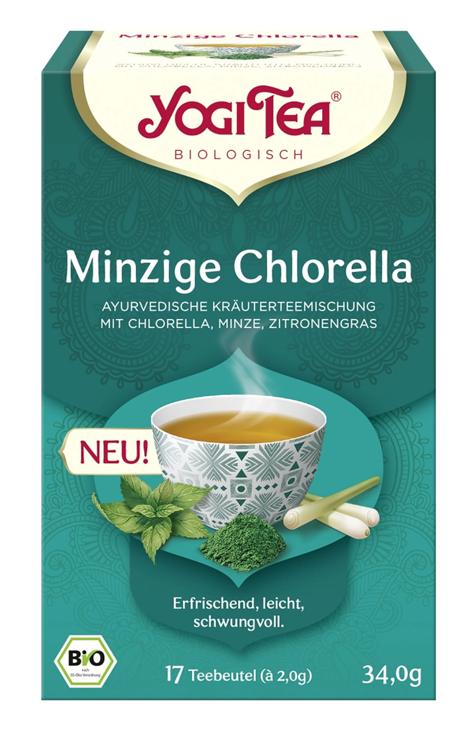 Yogi Bio-Tee Minzige Chlorella