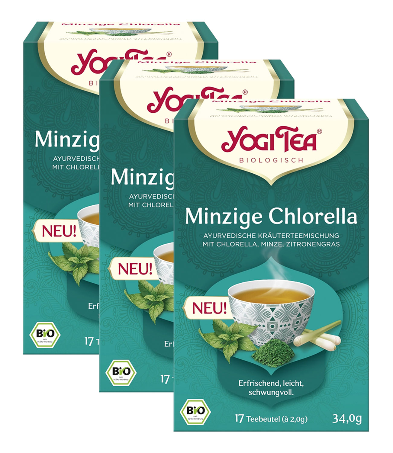 Yogi Bio-Tee �Minzige Chlorella�