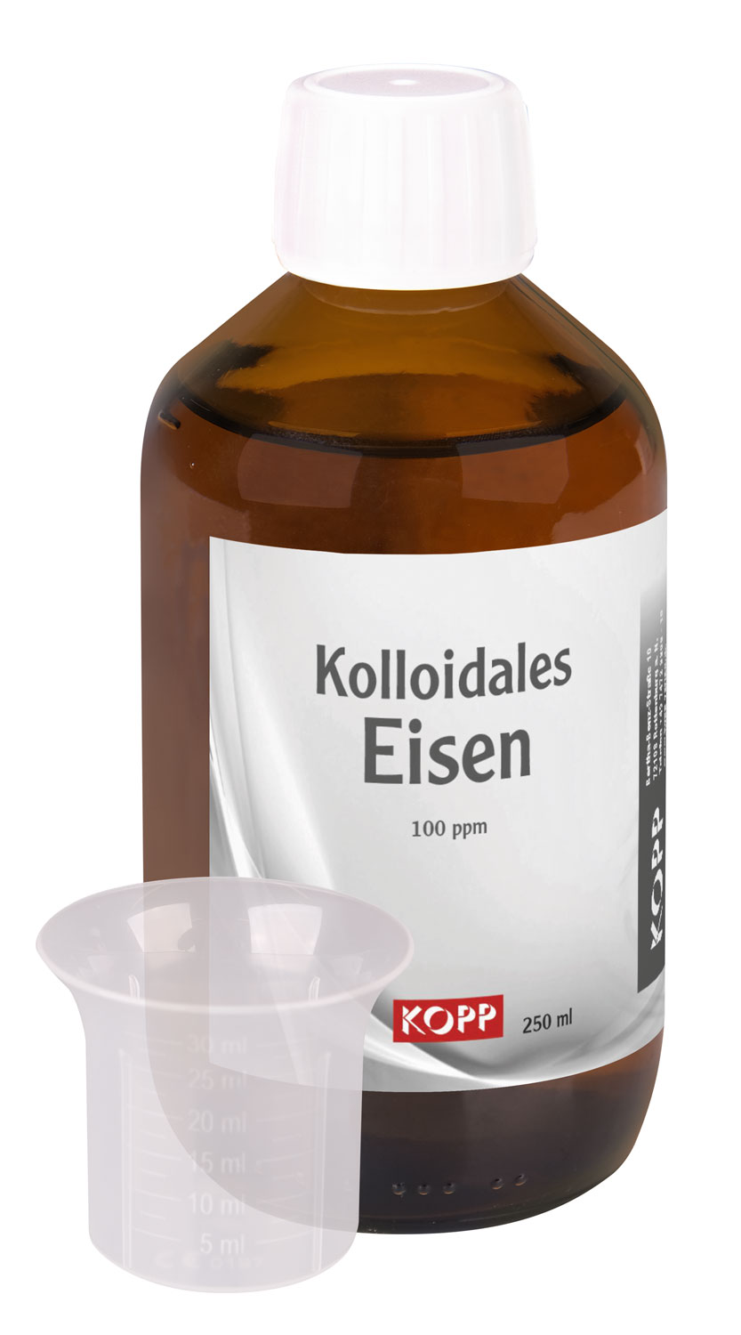 Kolloidales Eisen - Konzentration 100 ppm