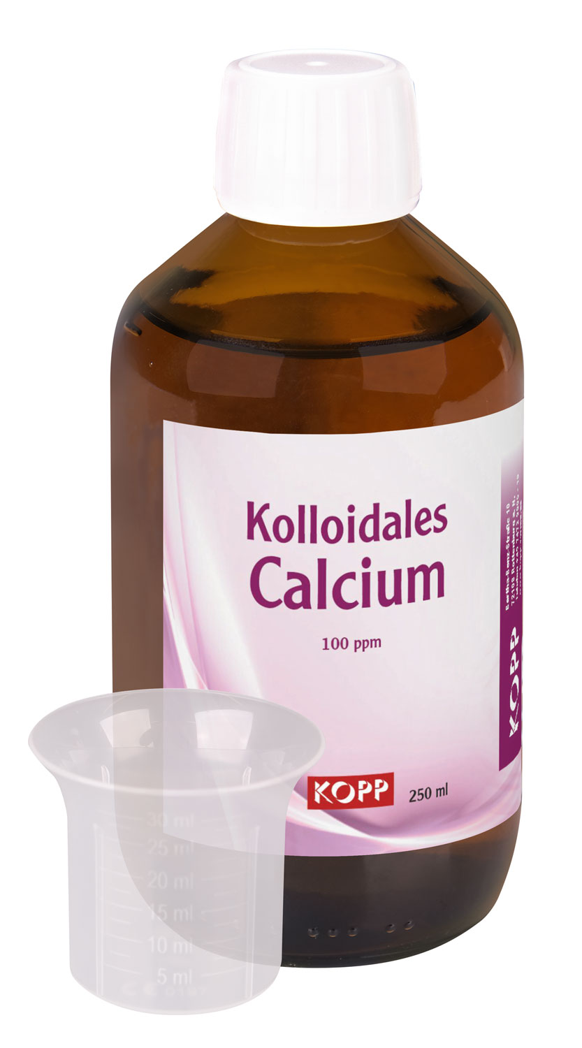 Kolloidales Calcium - Konzentration 100 ppm