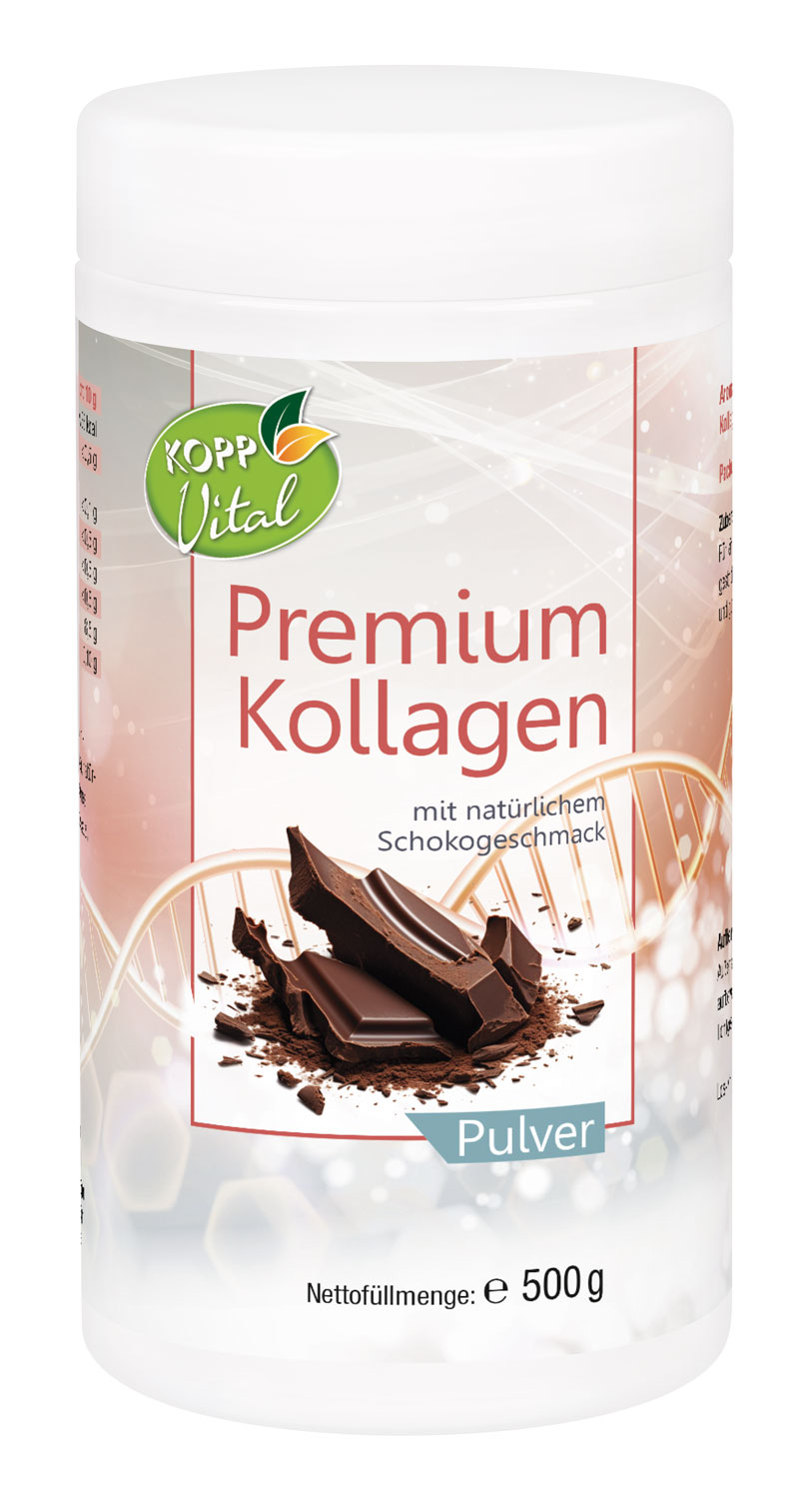 Kopp Vital   Premium Kollagen mit natrlichem Schokogeschmack Pulver / 500 g