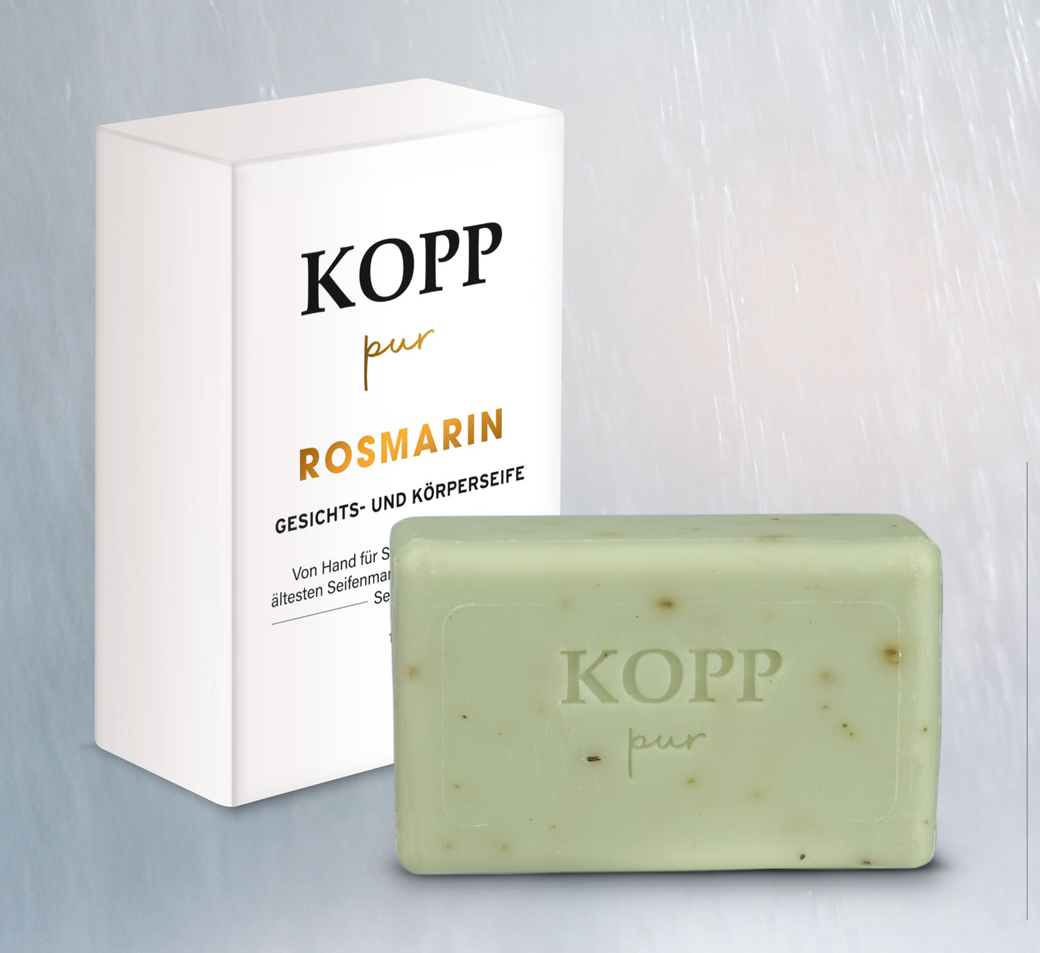  Kopp pur Rosmarin Gesichts- und Krperseife 