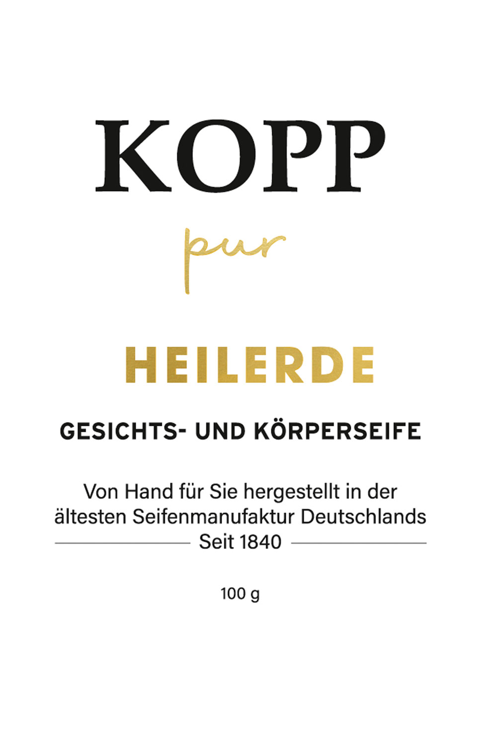  Kopp pur Heilerde Gesichts- und Krperseife 01