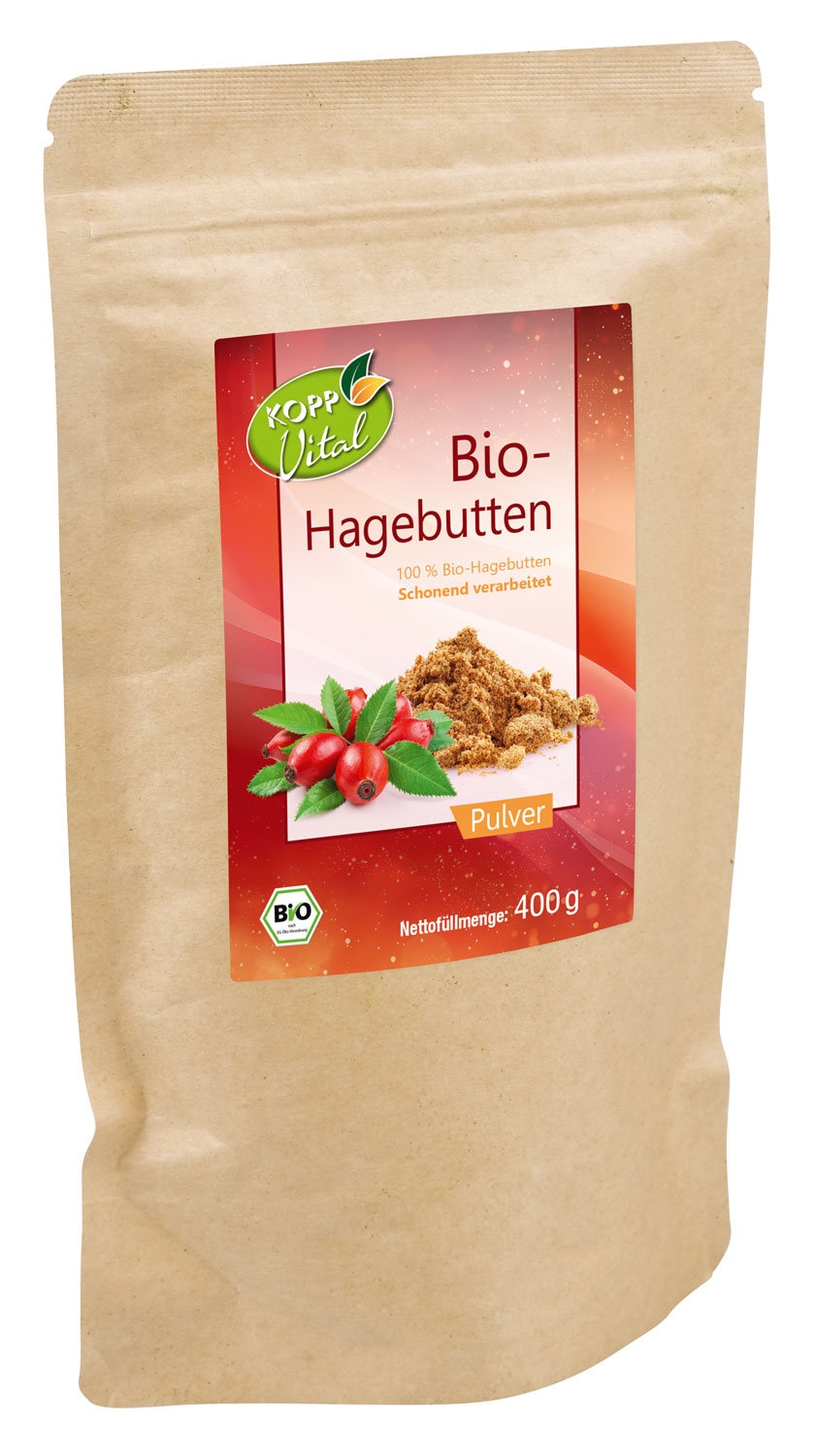  Kopp Vital   Bio-Hagebutten-Pulver / 400 g 