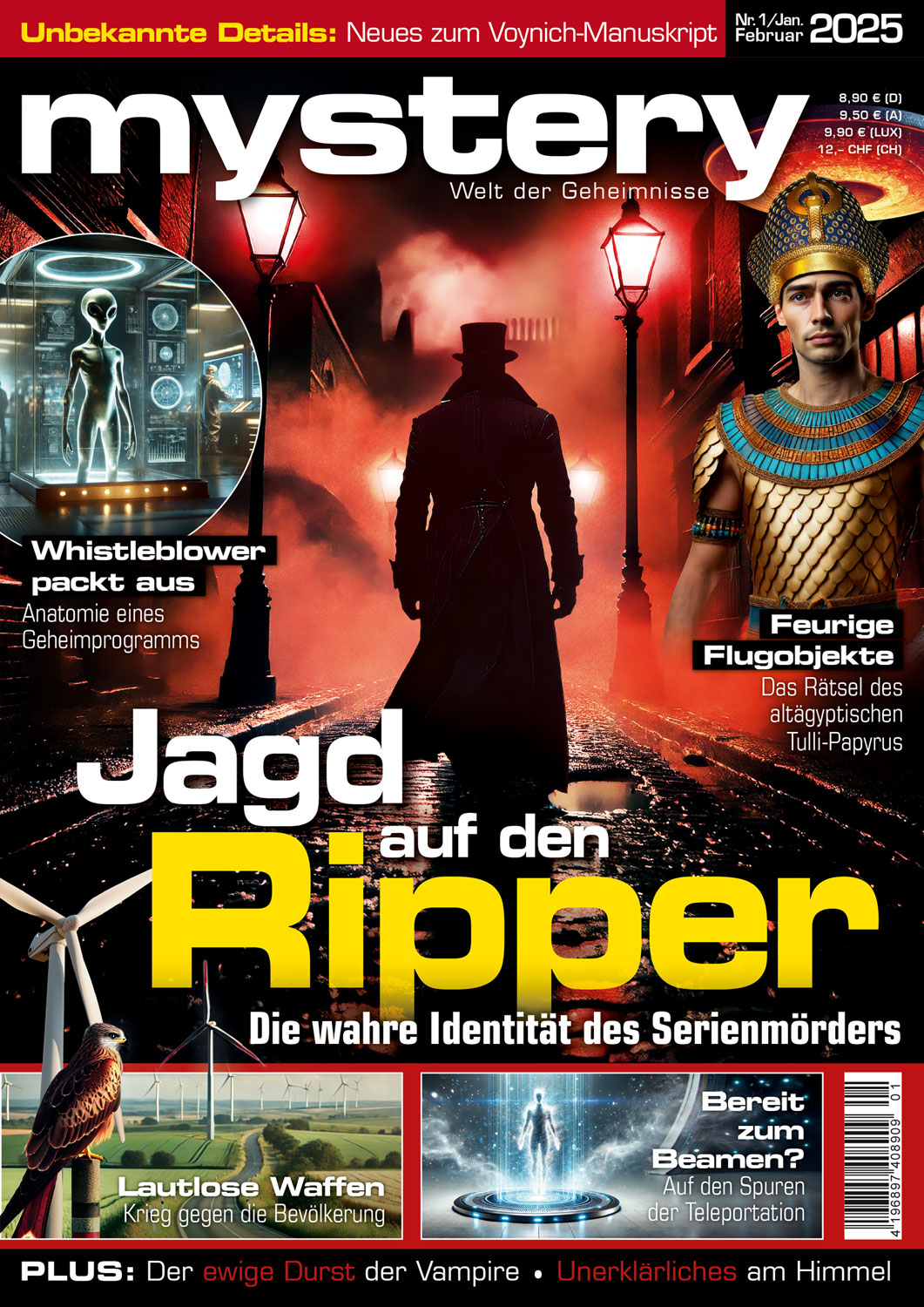 mystery - Ausgabe Nr. 1 Januar/Februar 2025