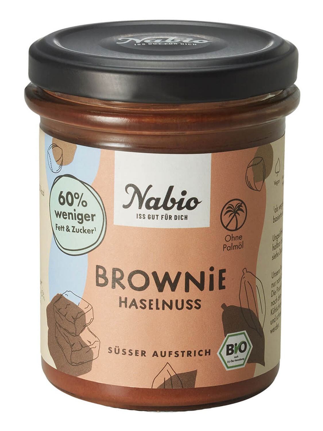 Nabio Bio-Aufstrich Brownie Haselnuss