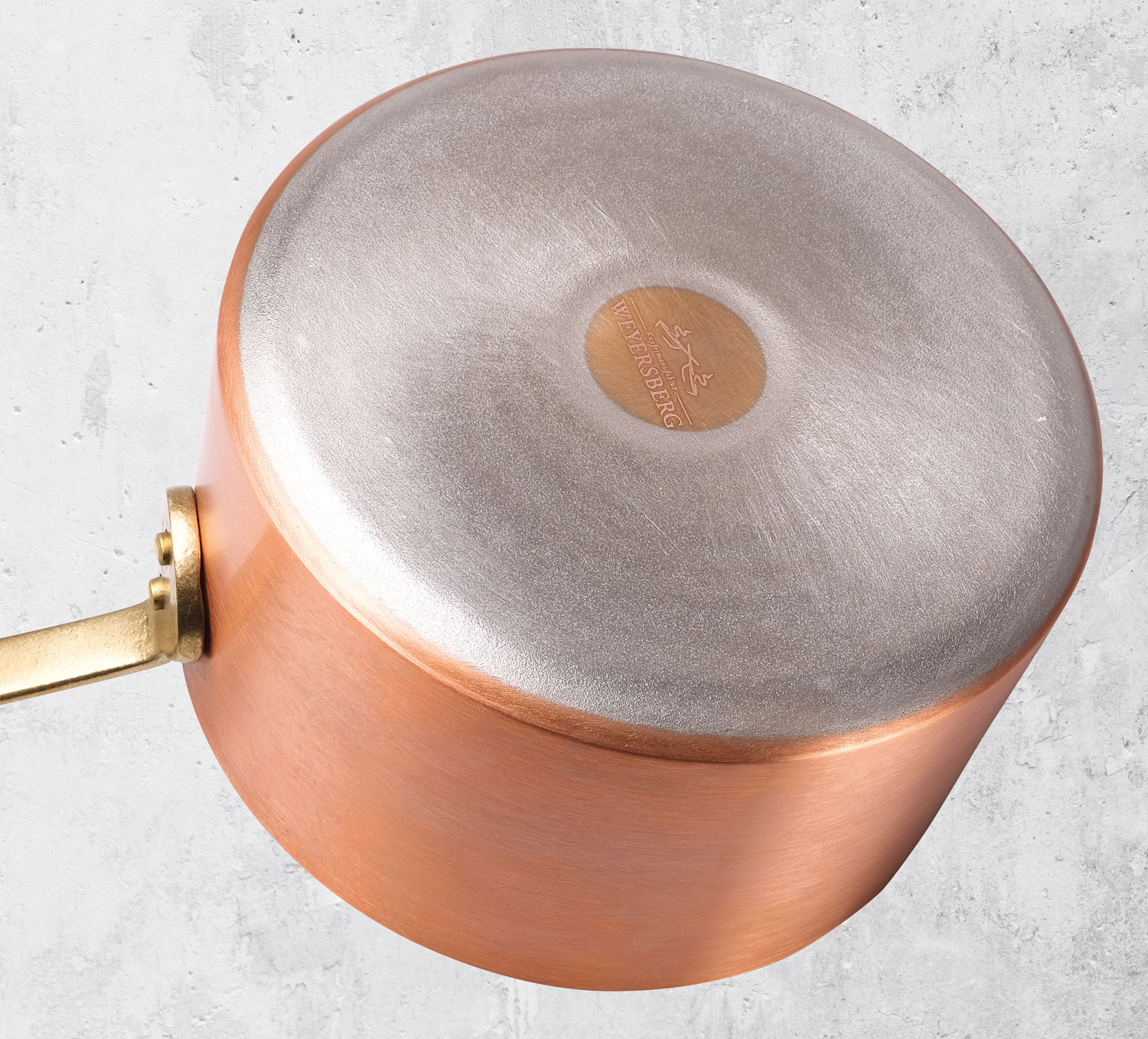 Kupfermanufaktur Weyersberg Kupfer-Stielkasserolle, Designlinie Keramik06