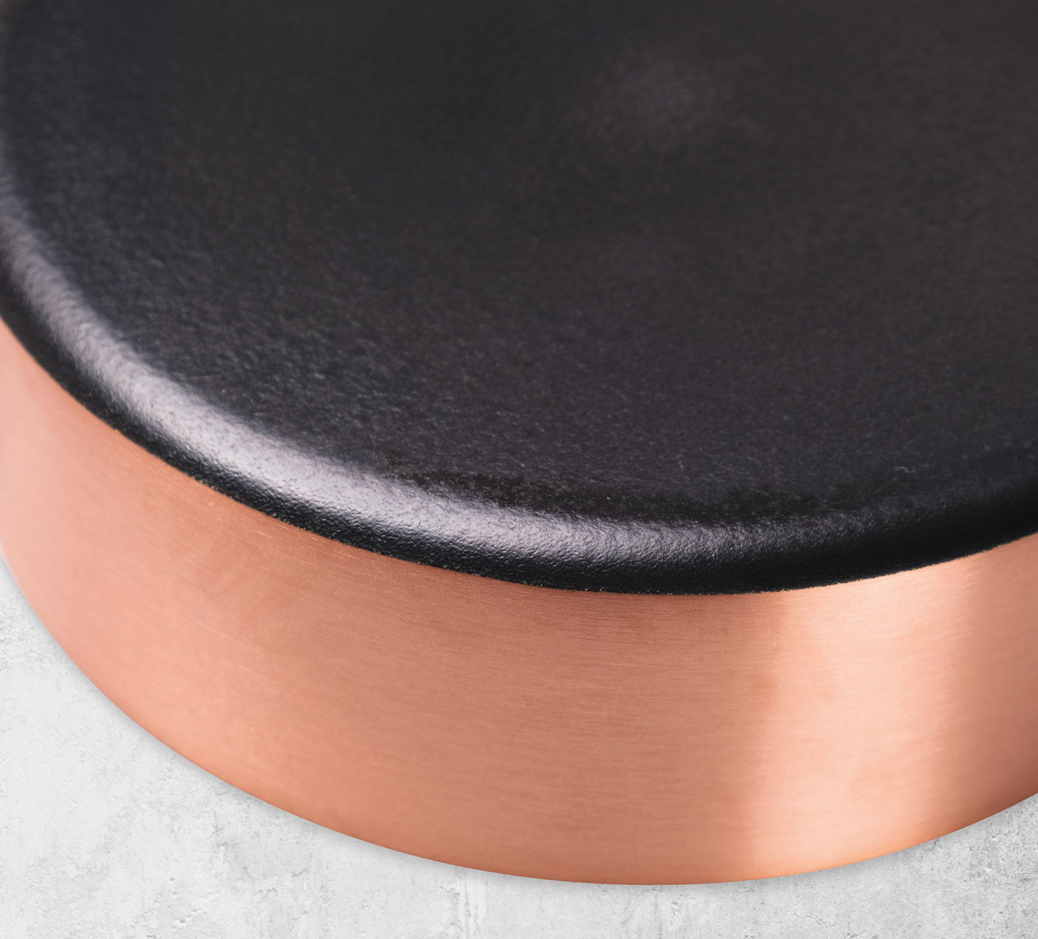 Kupfermanufaktur Weyersberg Kupfer-Sautoir mit Griffen, Designlinie Keramik06